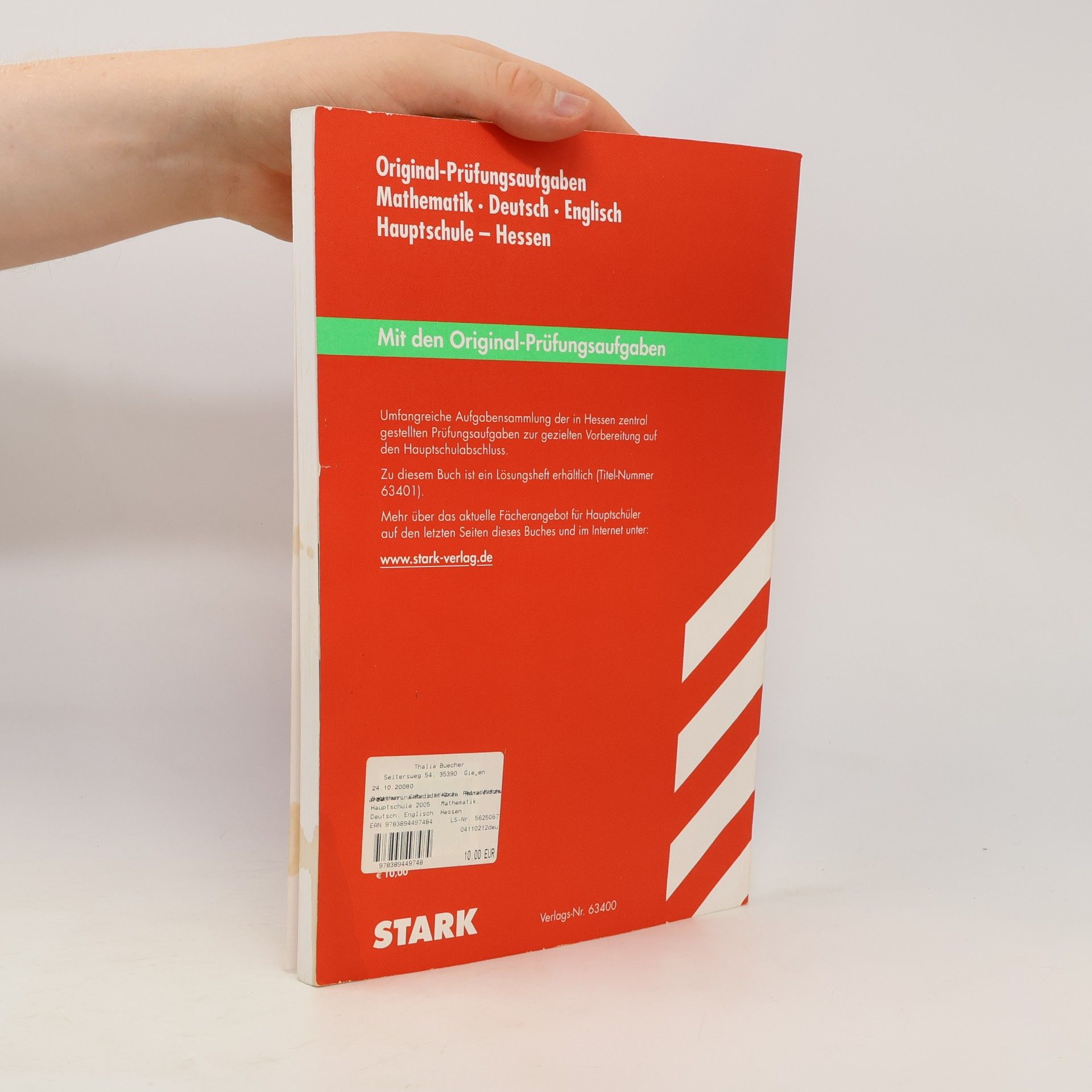 versch. Autoren Abschluss-Prüfungsaufgaben Hauptschule Hessen; Sammelband Mathematik · Deutsch · Englisch 2012; Mit den Original-Prüfungsaufgaben Jahrgänge 2007-2011.
