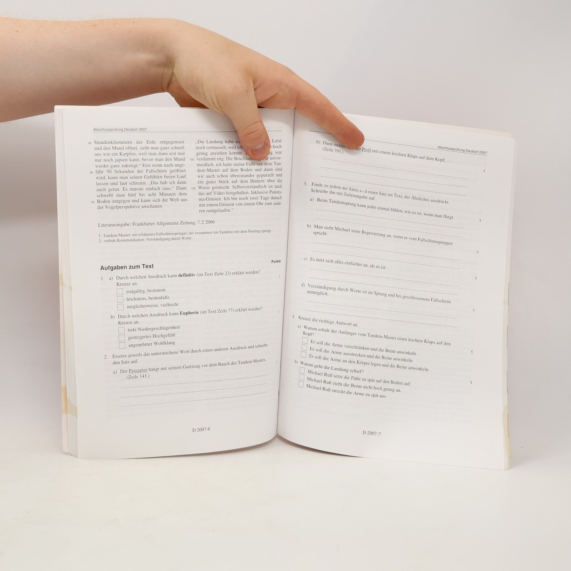 versch. Autoren Abschluss-Prüfungsaufgaben Hauptschule Hessen; Sammelband Mathematik · Deutsch · Englisch 2012; Mit den Original-Prüfungsaufgaben Jahrgänge 2007-2011.
