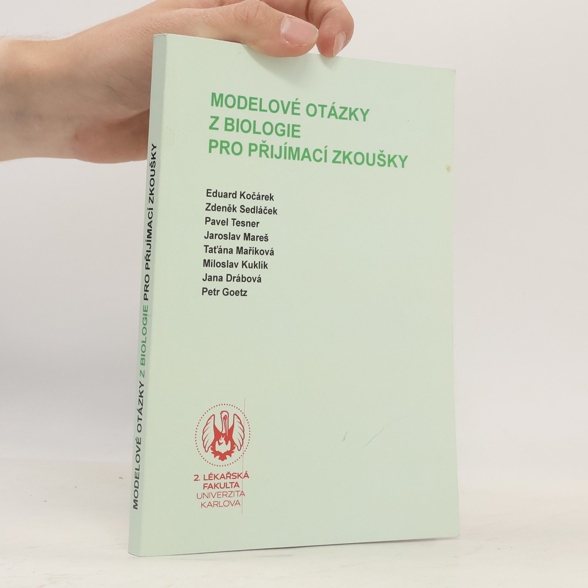 Eduard Kočárek Modelové otázky z biologie pro přijímací zkoušky