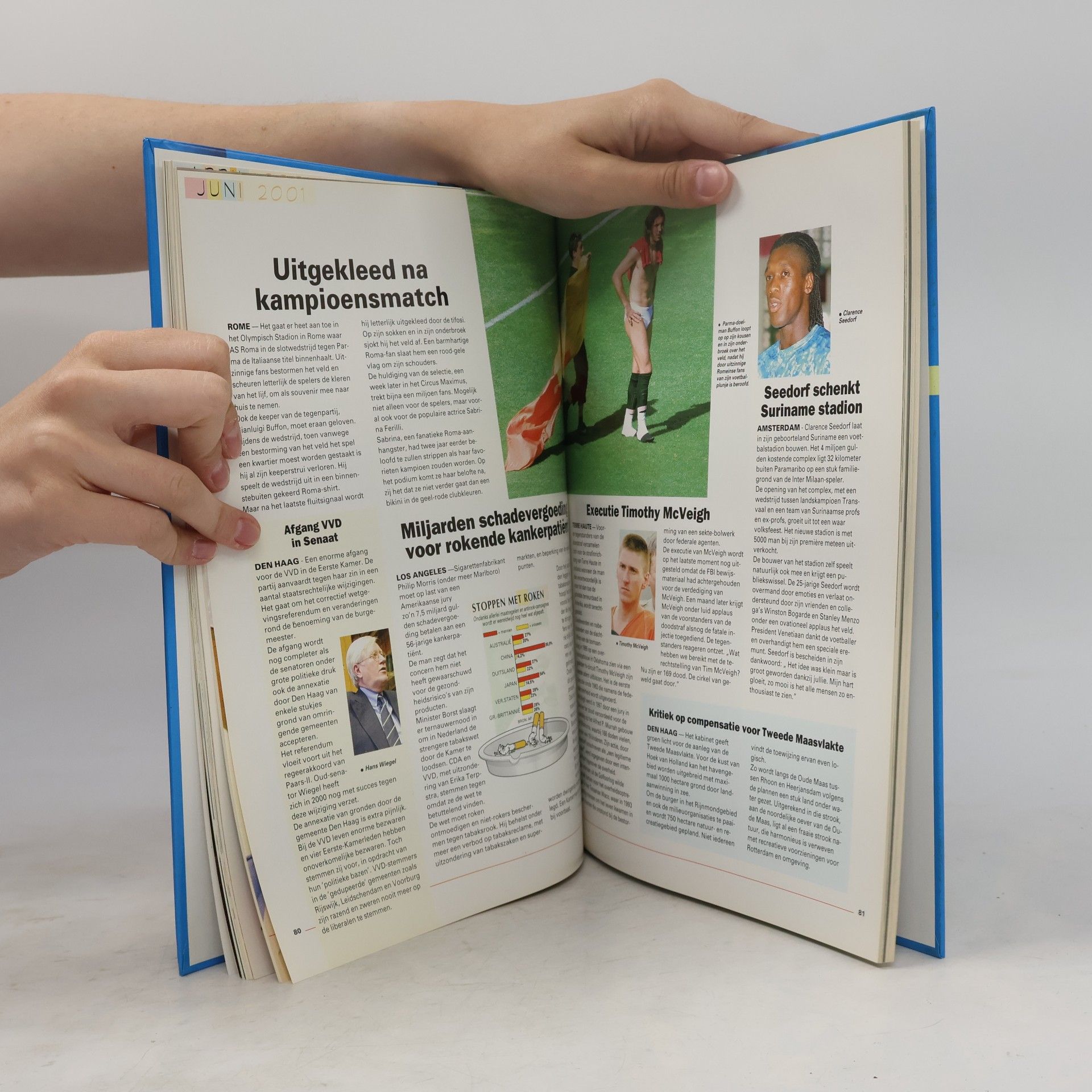 Collectif d'auteurs Het Jaar 2001. Emotie in nieuws en sport
