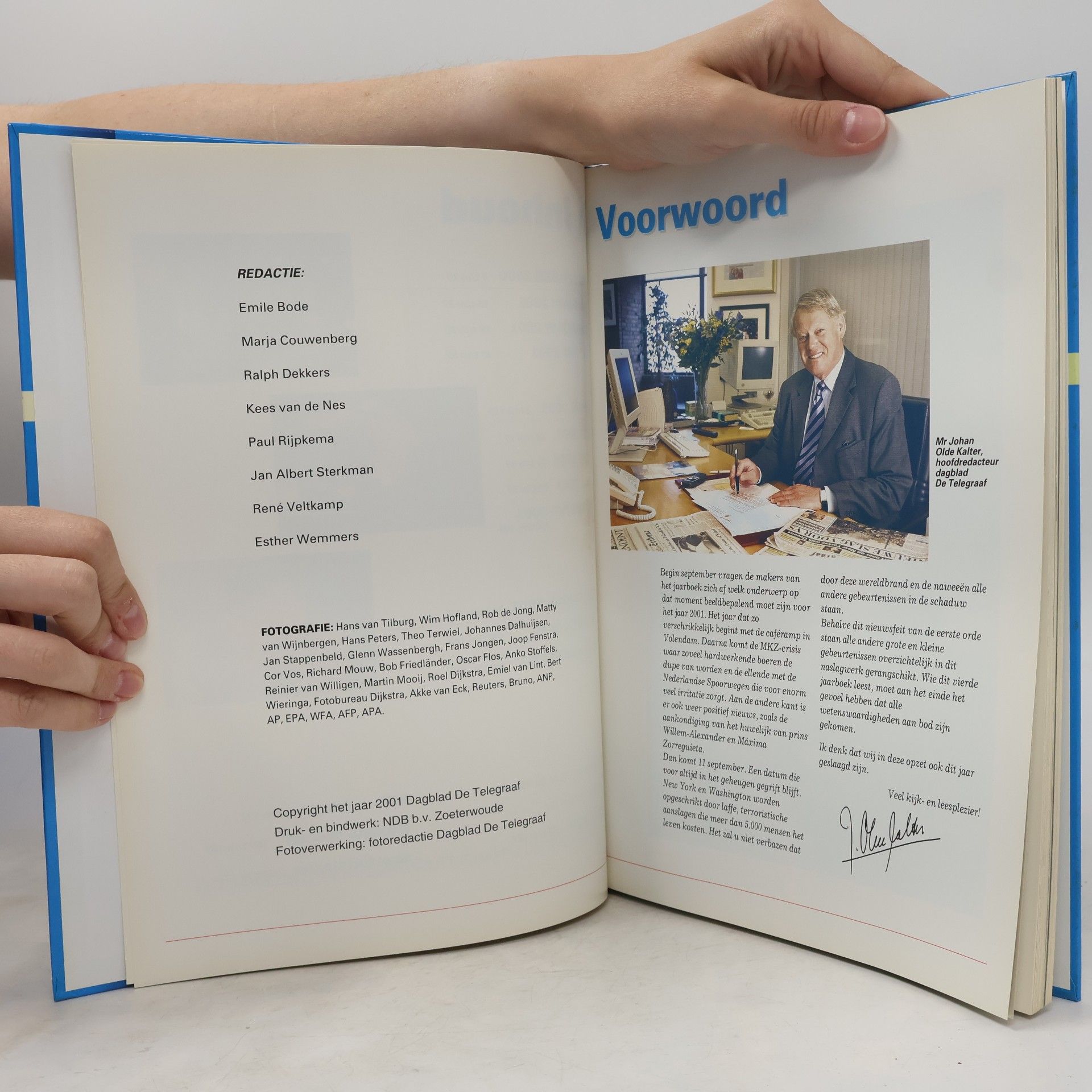 Collectif d'auteurs Het Jaar 2001. Emotie in nieuws en sport