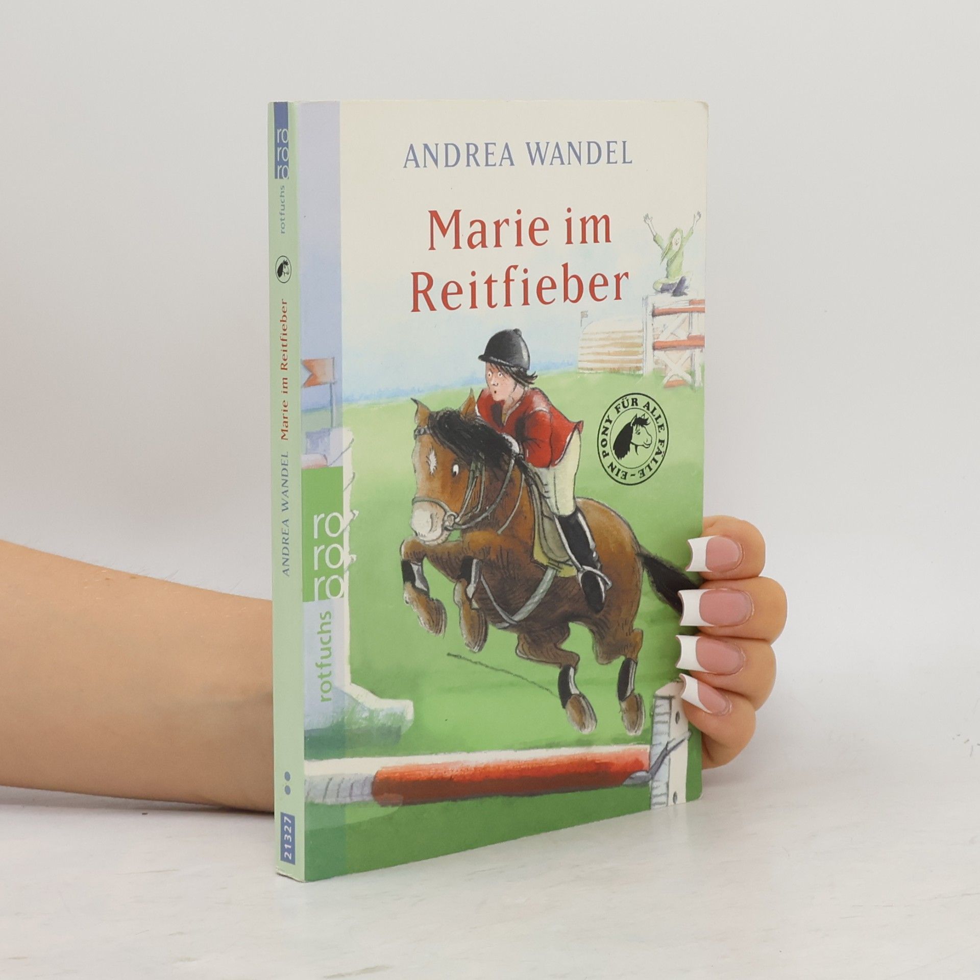 Andrea Wandel Marie im Reitfieber