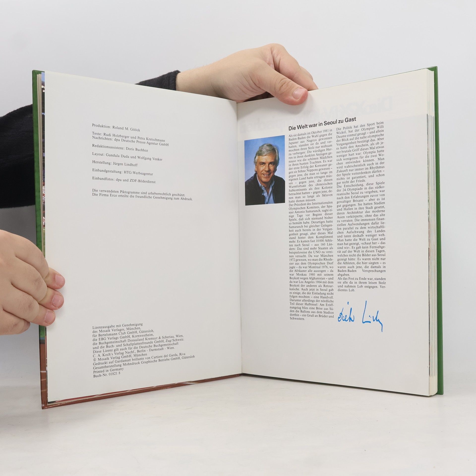Dieter Kürten Olympische Spiele 1988
