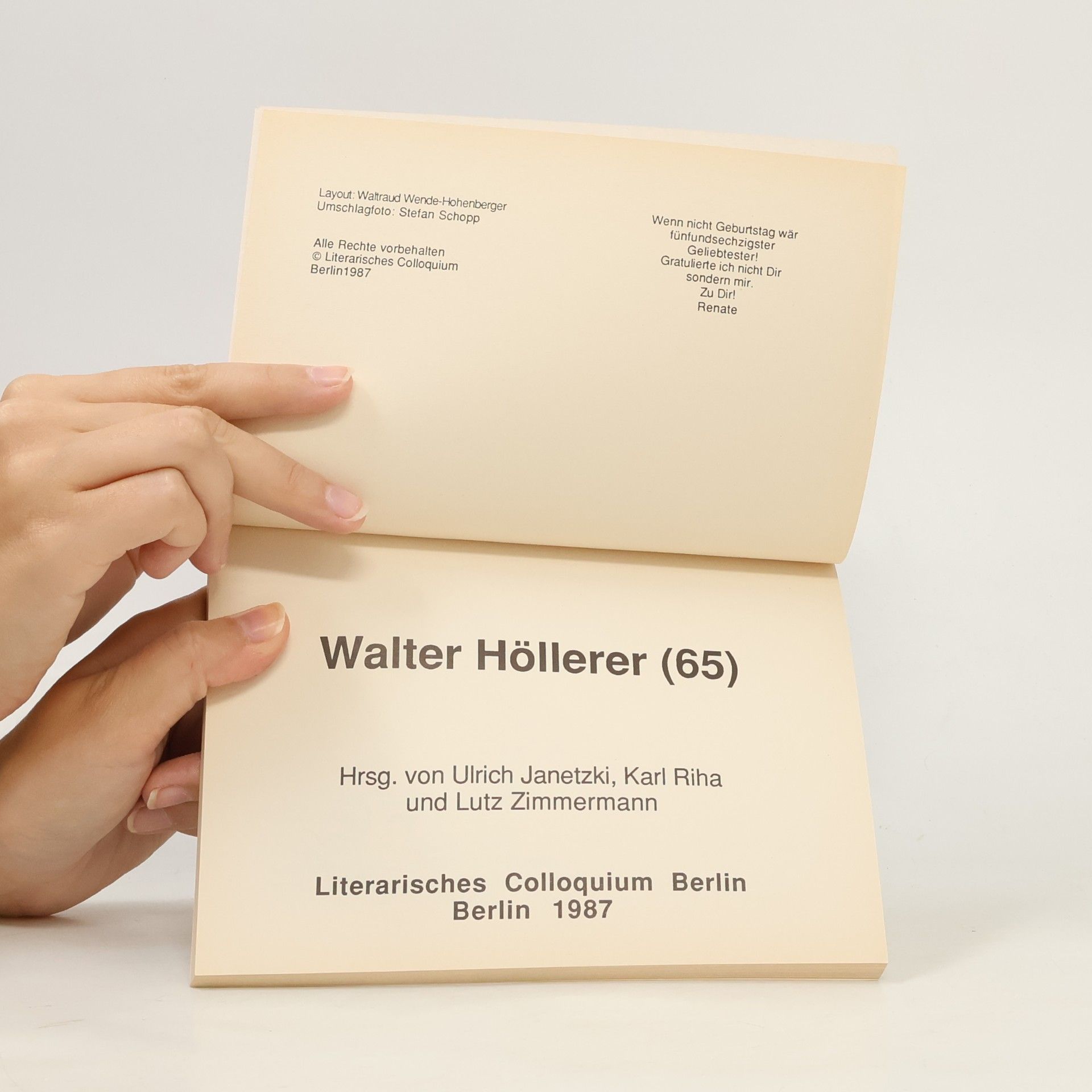 Walter Höllerer Walter Höllerer (65)