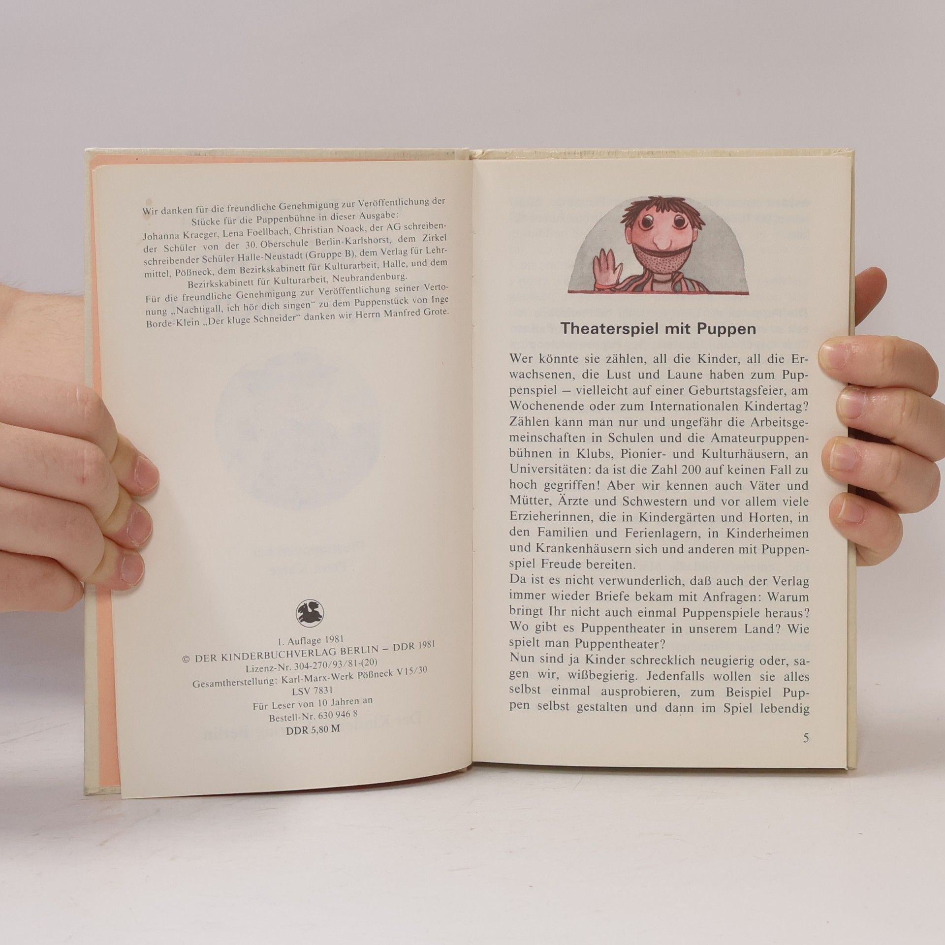 Inge Borde-Klein Spielen wir Puppentheater