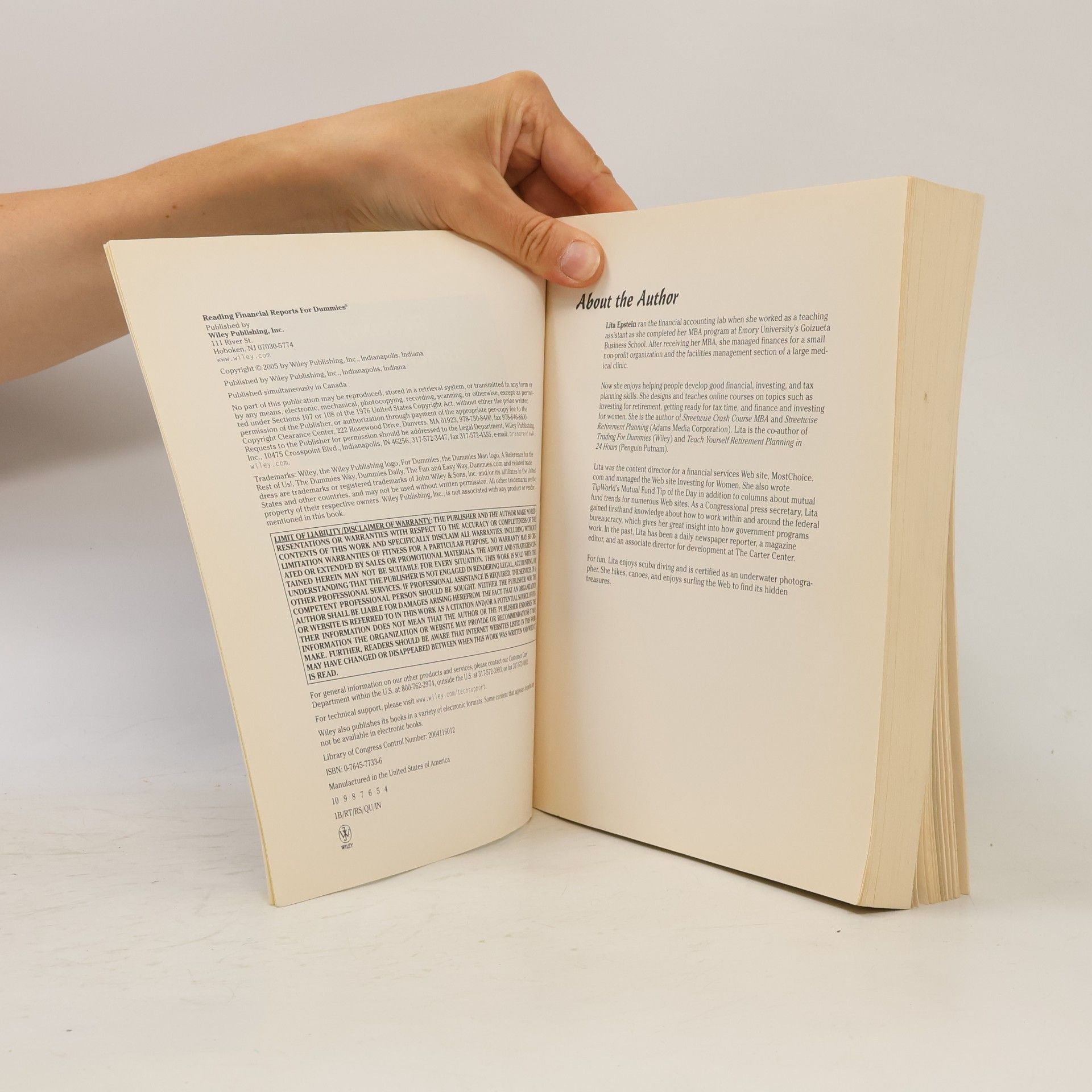 Lita Epstein Reading Financial Reports For Dummies
