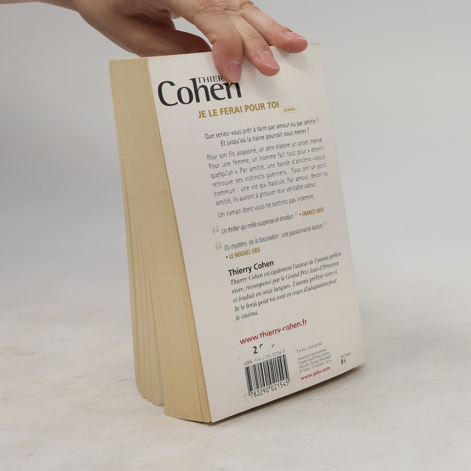 Thierry Cohen Je le ferai pour toi