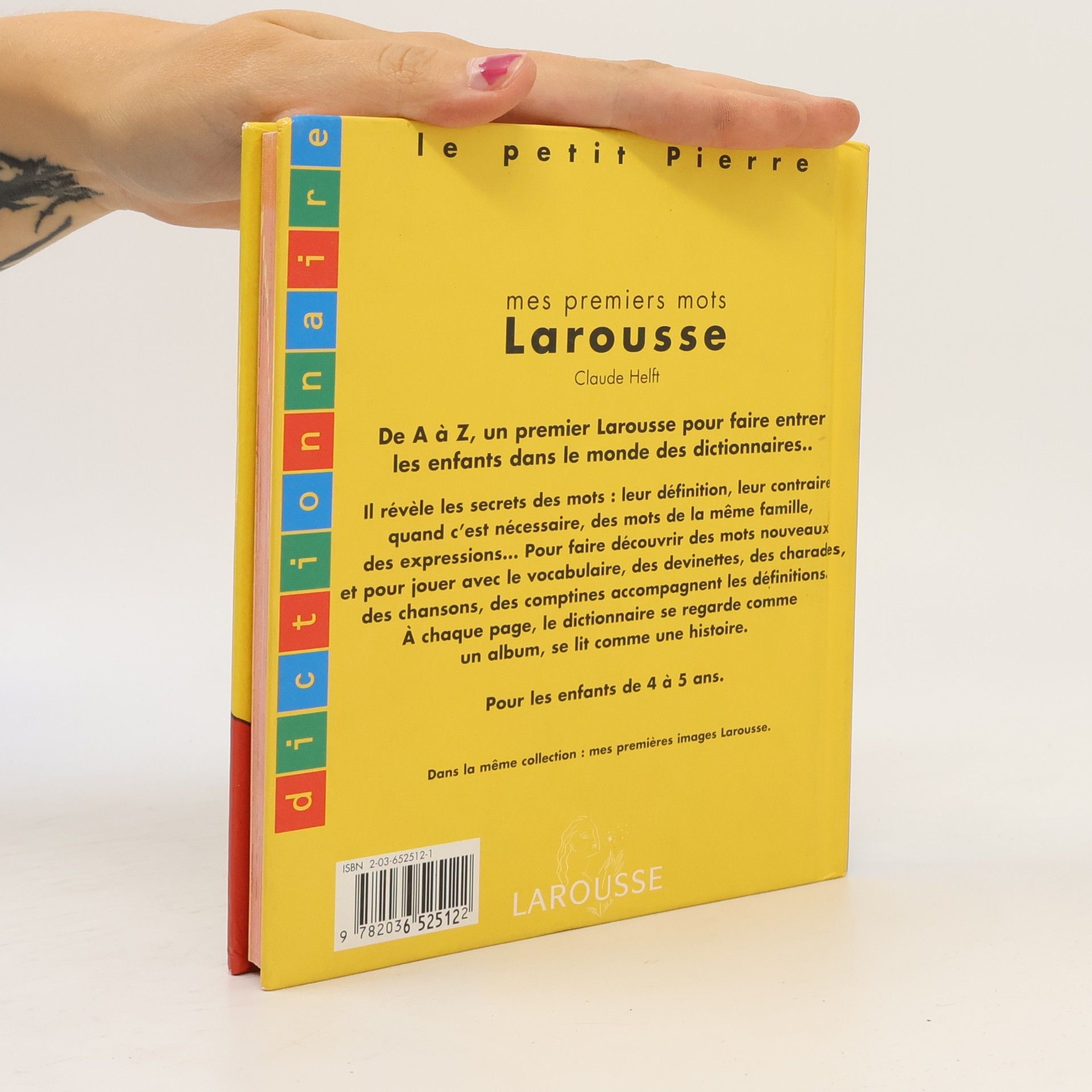 Claude Helft Le Petit Pierre mes premiers mots Larousse