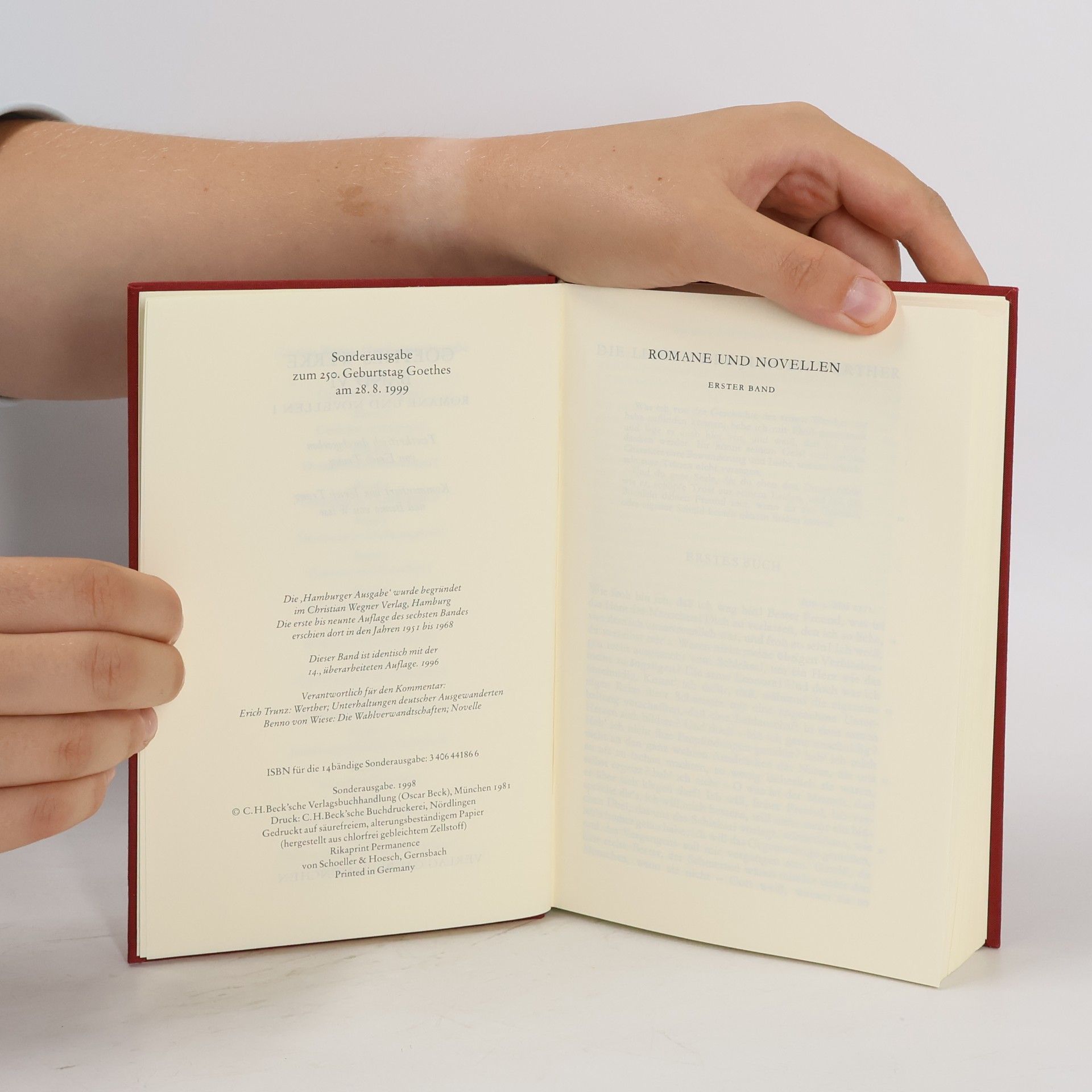 Johann Wolfgang von Goethe Goethe Werke 6