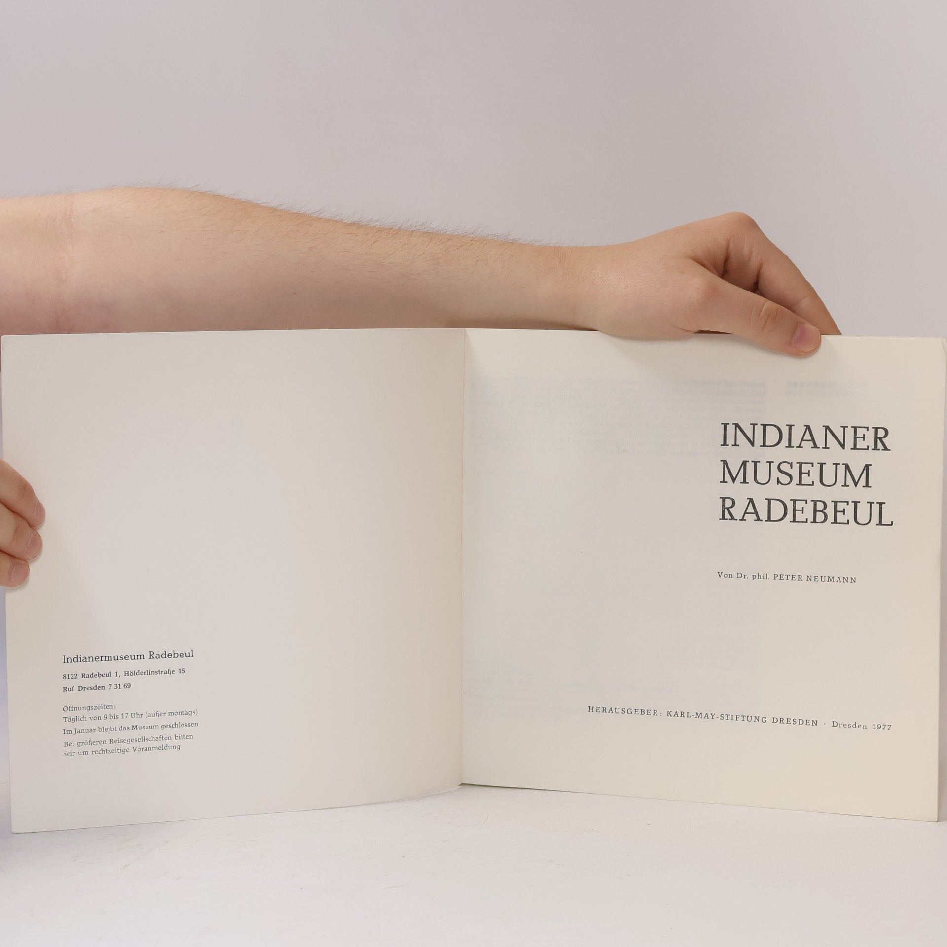 Klaus-Peter Neumann Indianer Museum Radebeul