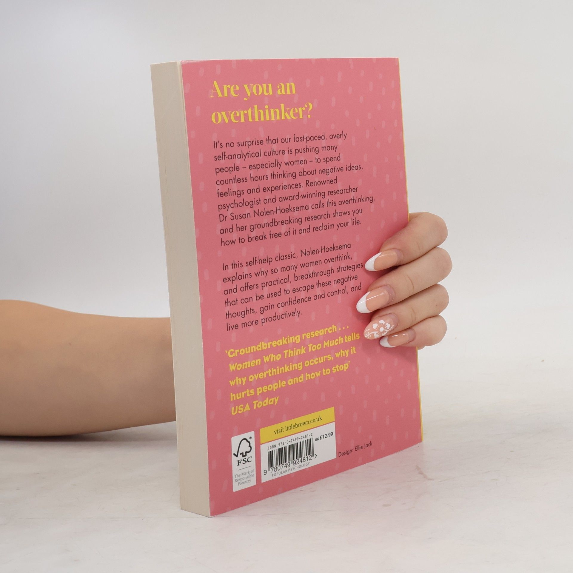 Susan Nolen-Hoeksema Women Who Think Too Much