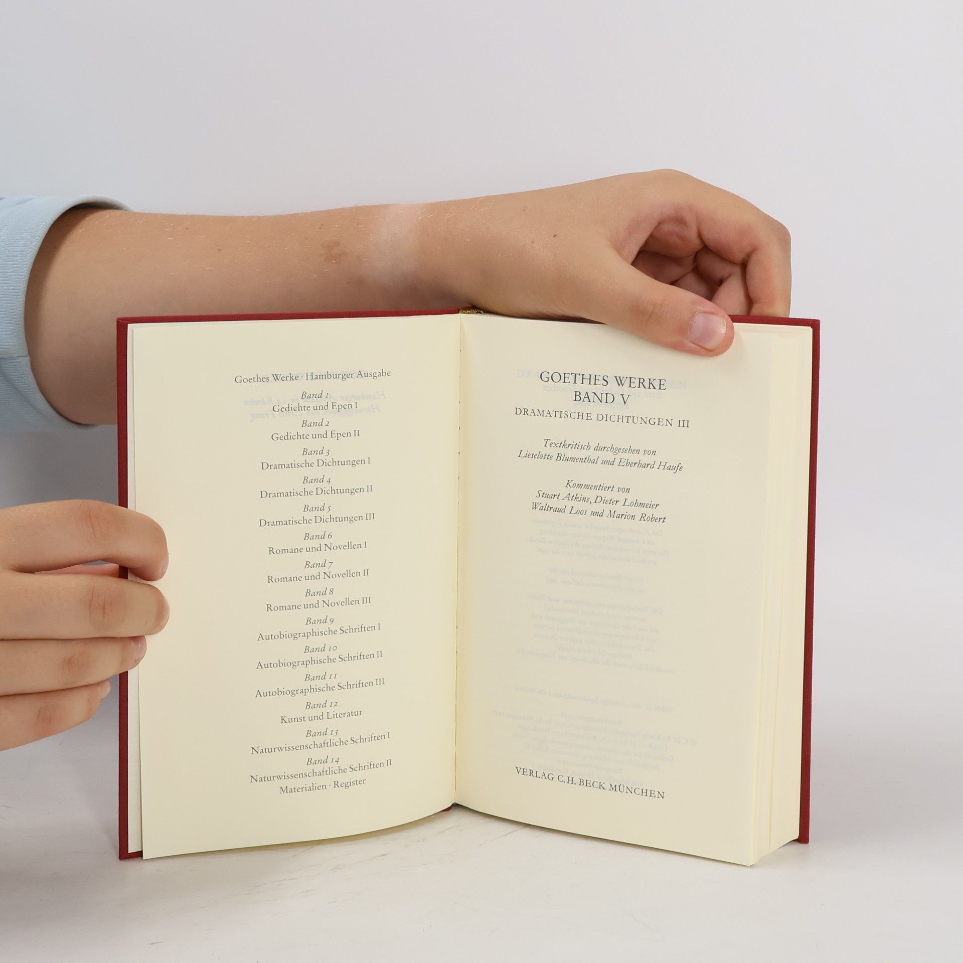 Johann Wolfgang von Goethe Goethe Werke 5