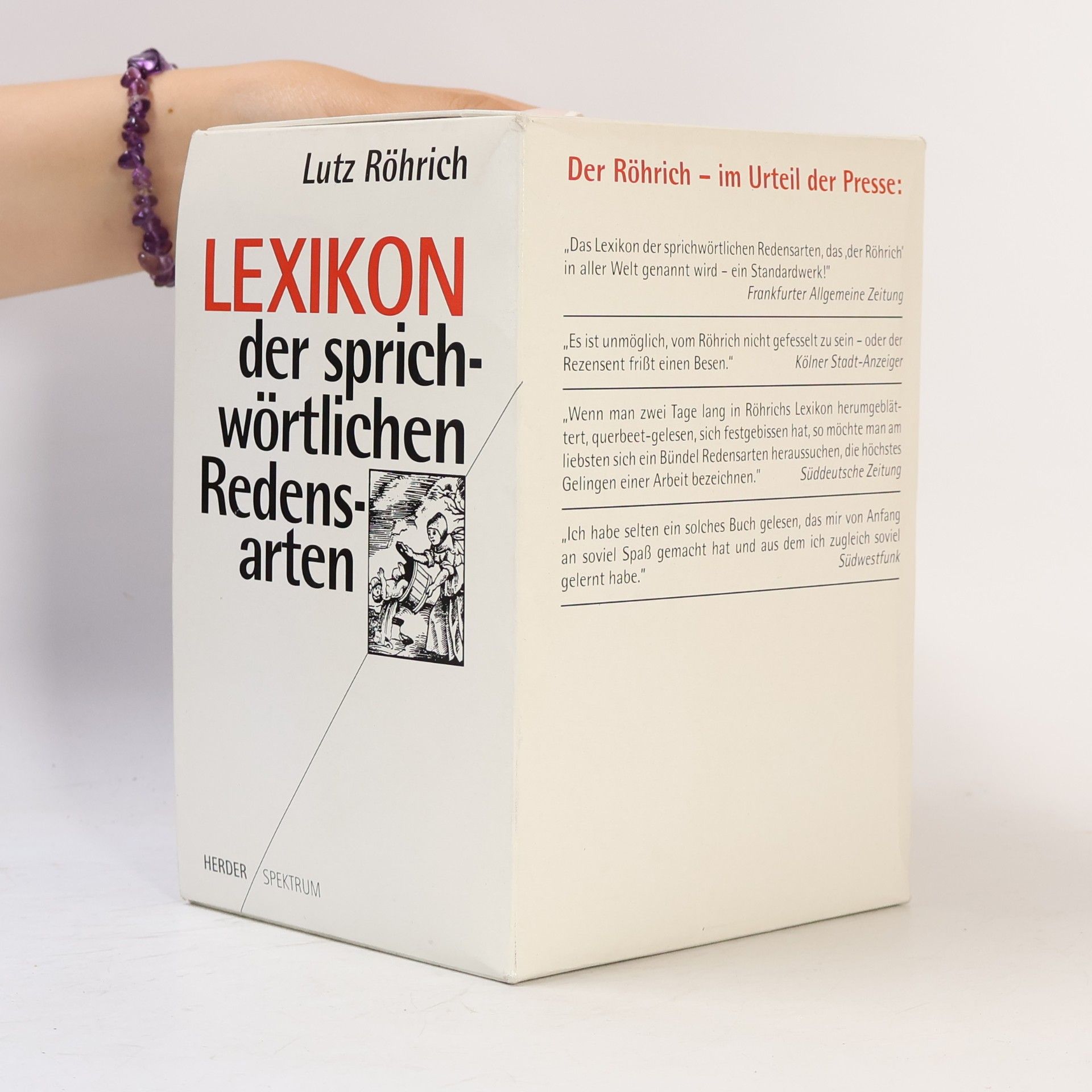 Lutz Röhrich Lexikon der sprichwörtlichen Redensarten