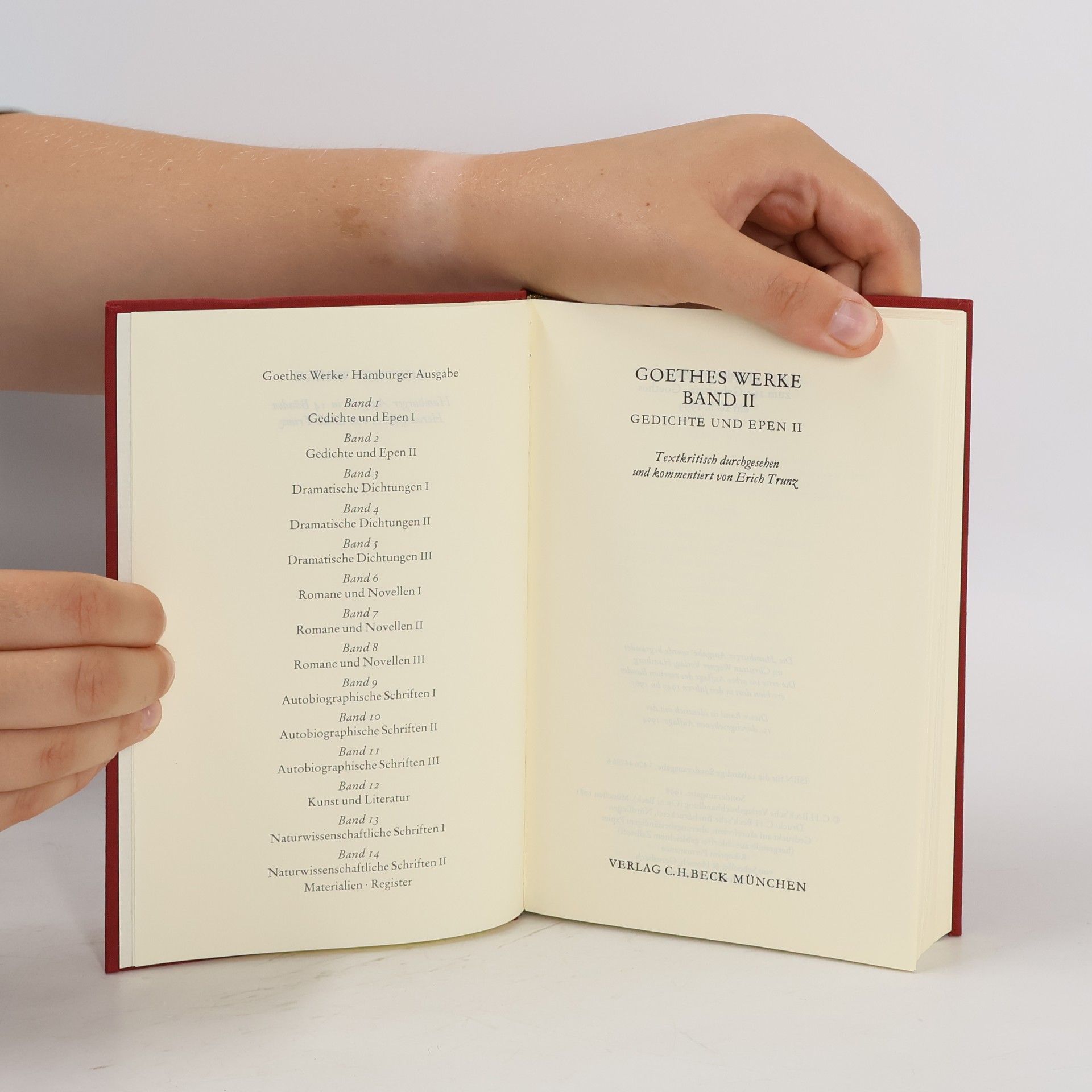 Johann Wolfgang von Goethe Goethe Werke 2