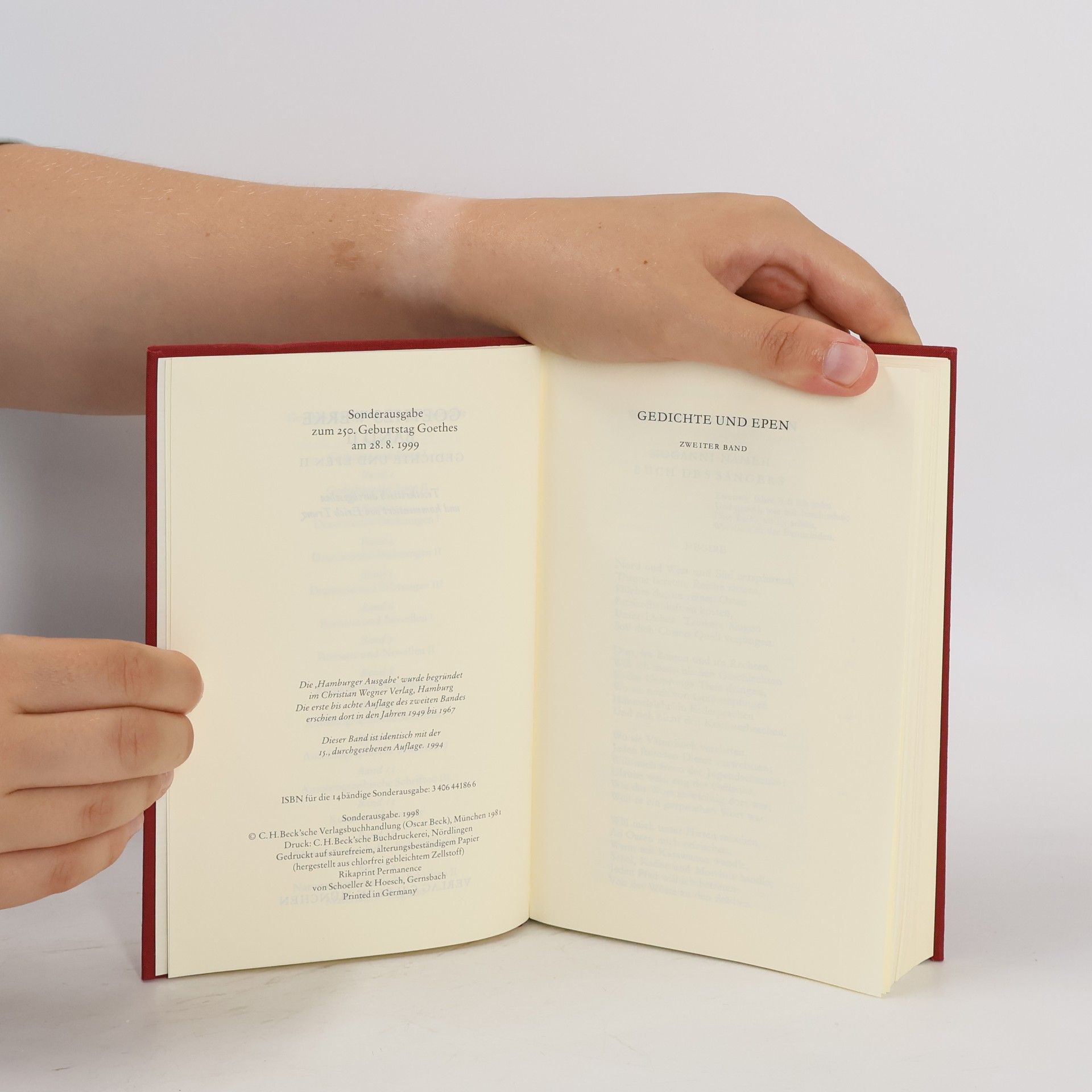 Johann Wolfgang von Goethe Goethe Werke 2