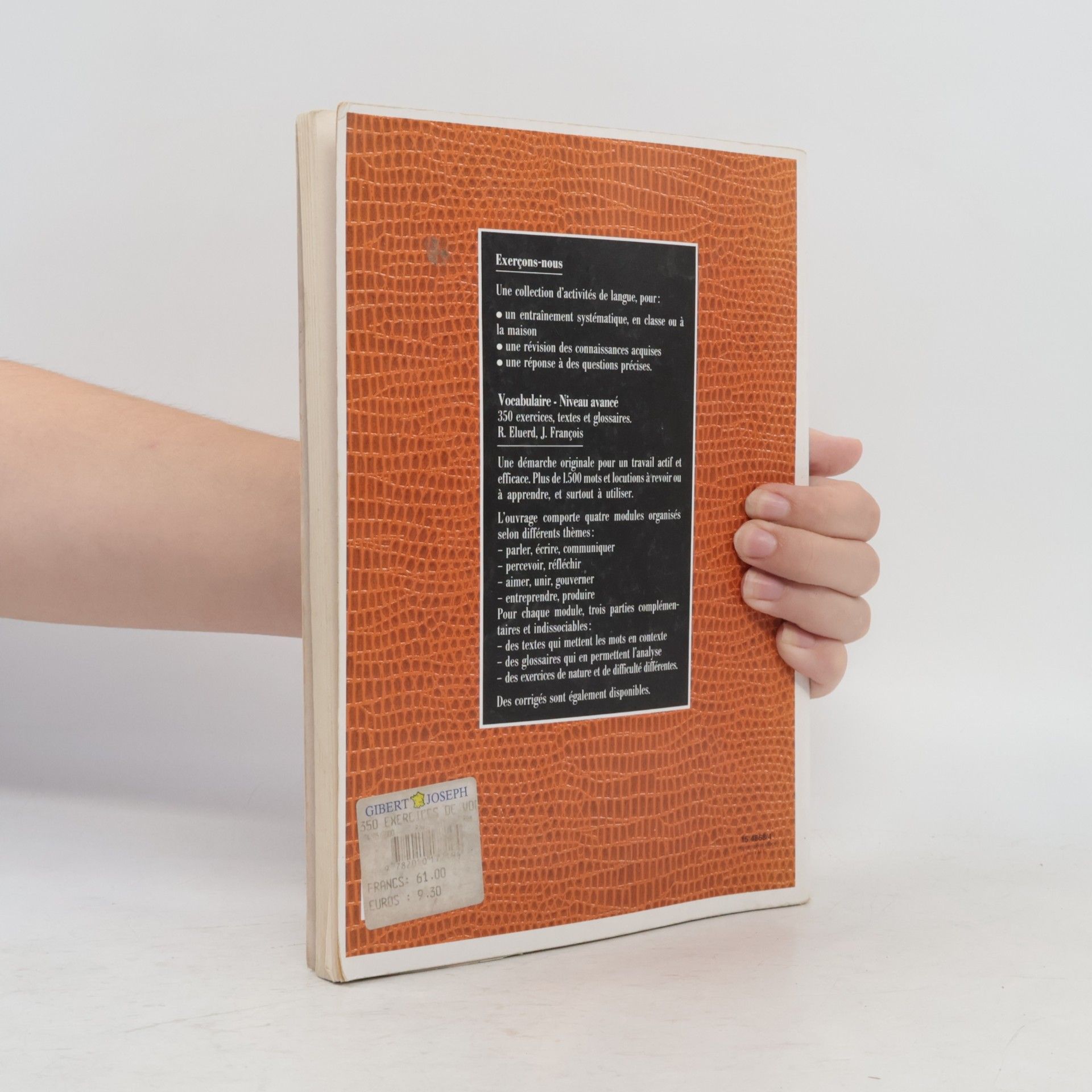 Roland Eluerd Vocabulaire: 350 exercices, niveau avancé