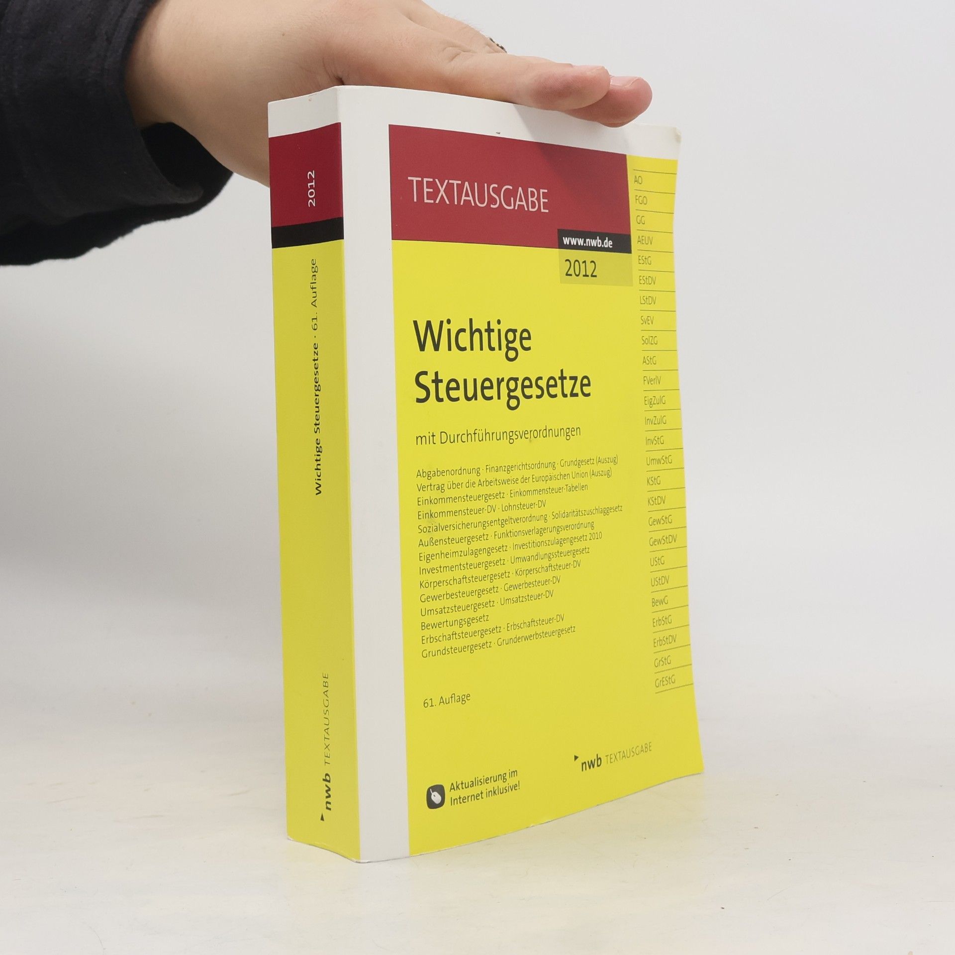 Wichtige Steuergesetze