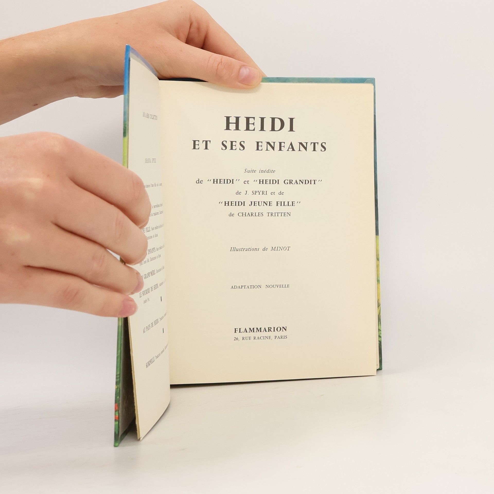 Johanna Spyri Heidi et ses enfants