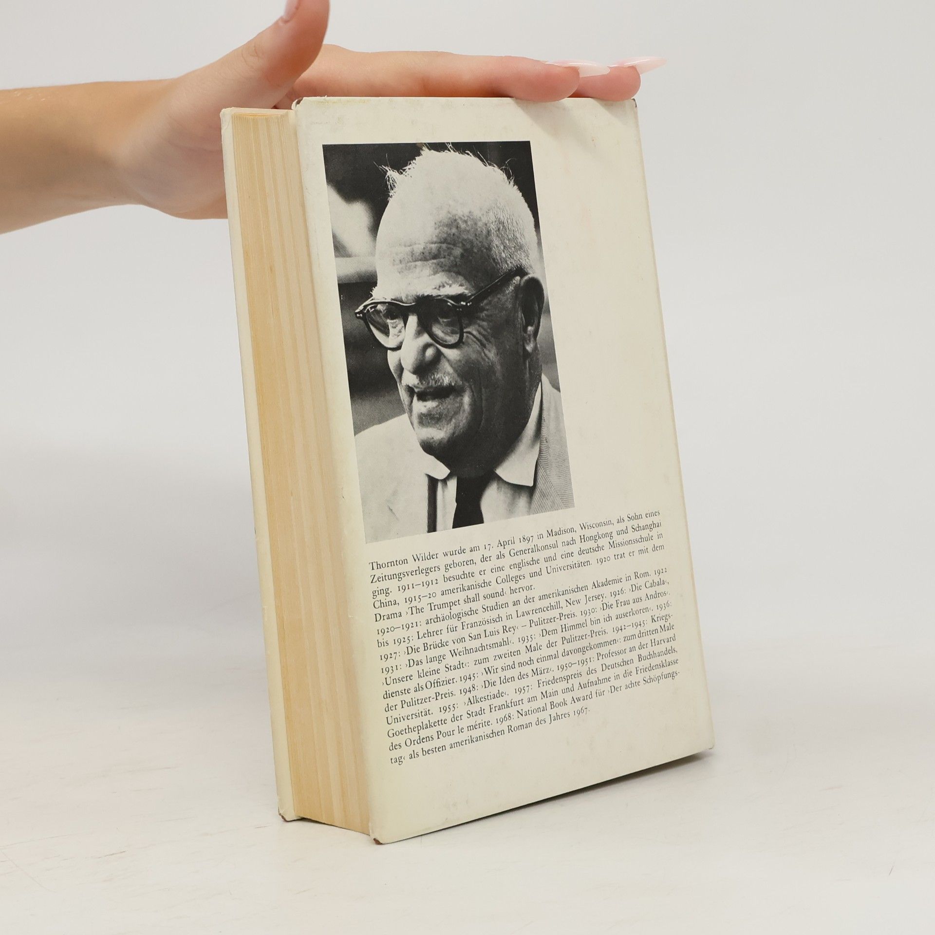 Thornton Wilder Der achte Schöpfungstag