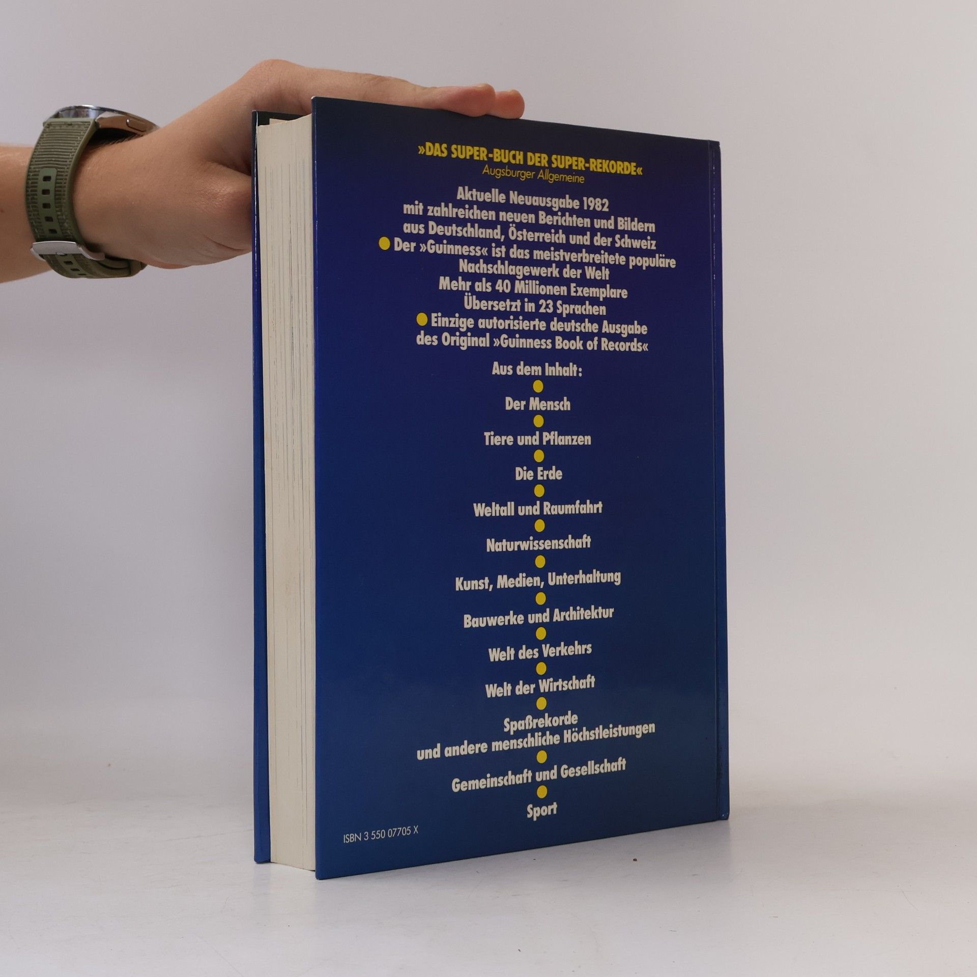 Autorenkollektiv Guinness Buch der Rekorde 1982