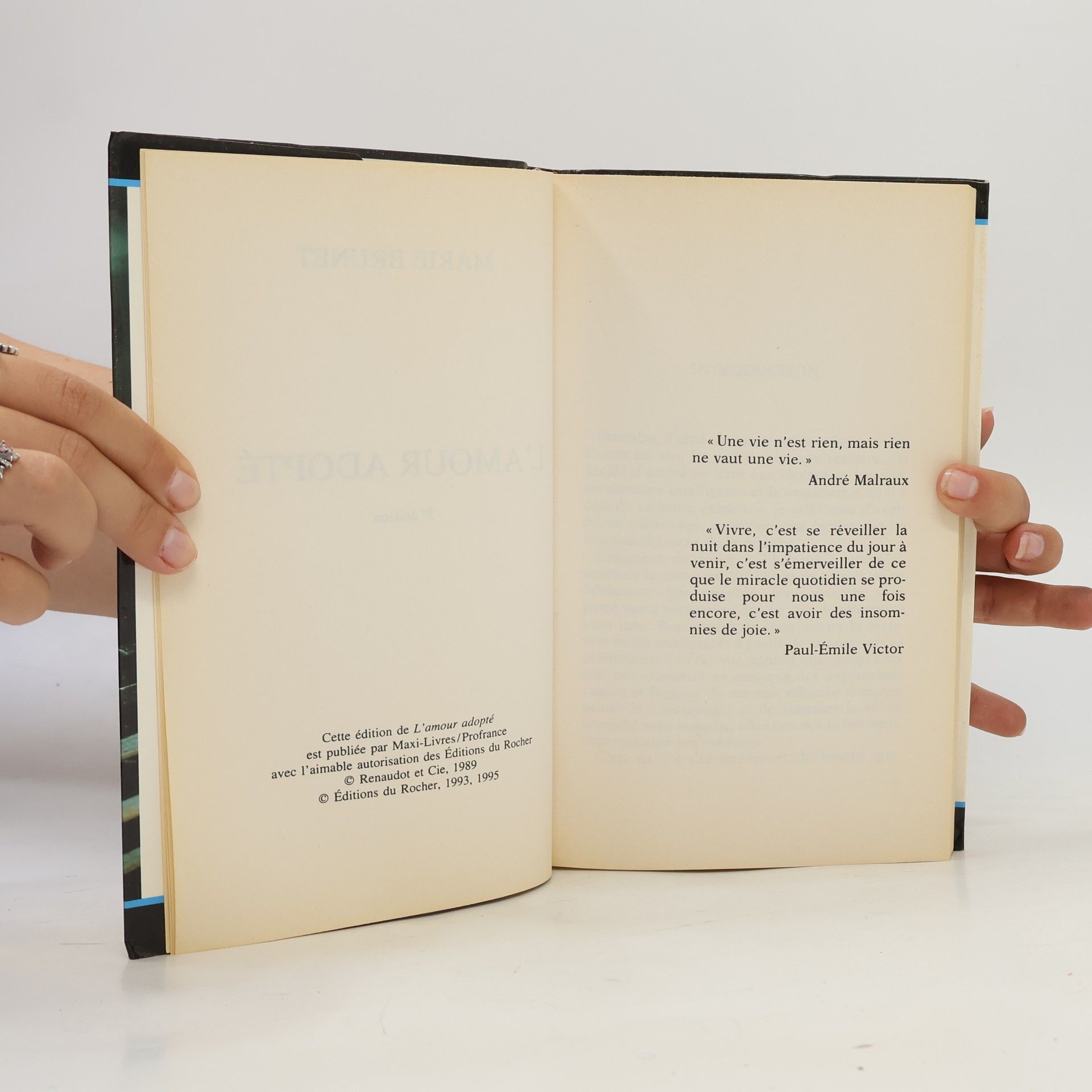 Marie Brunet Cercle Maxi-Livres: L'amour adopté