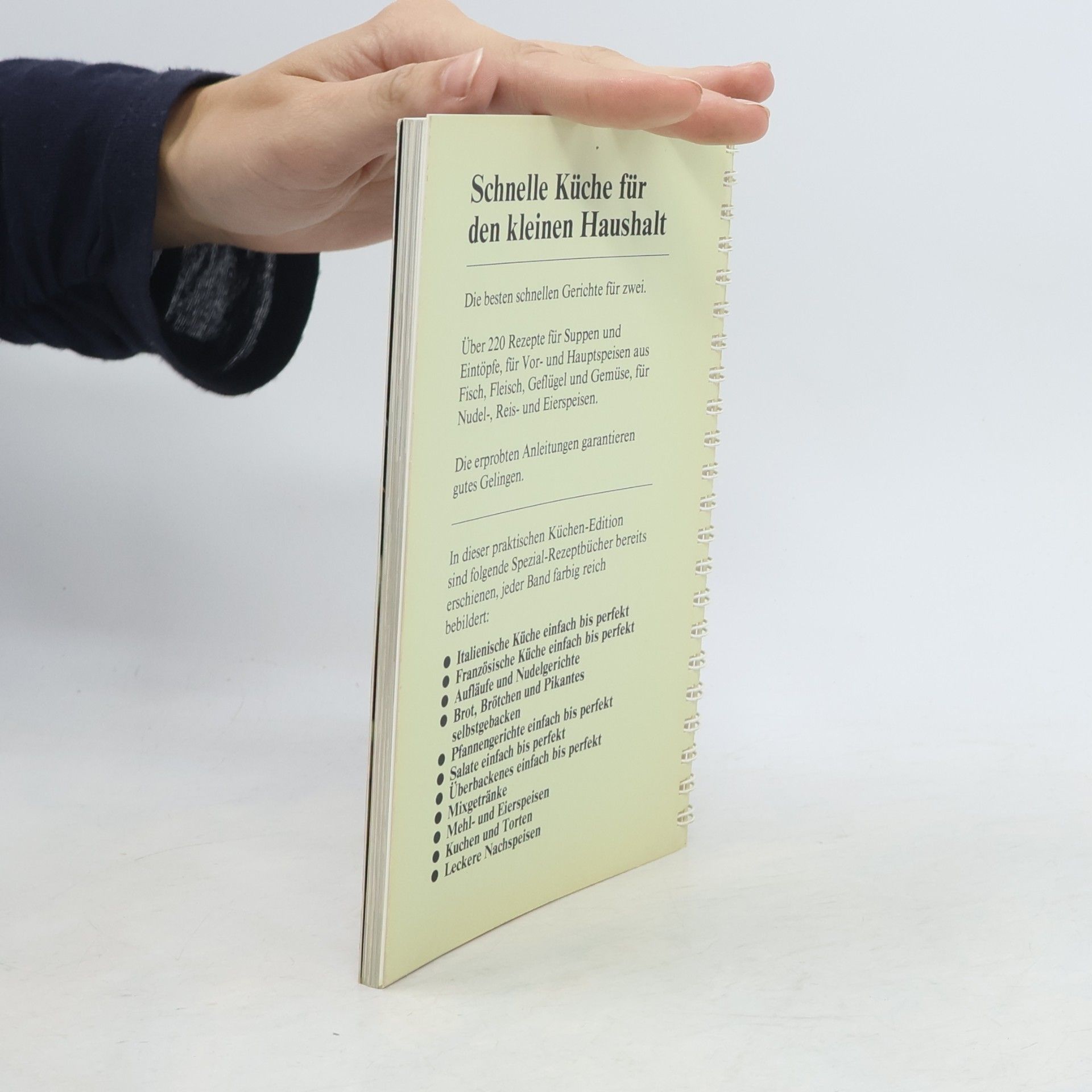 Various authors Schnelle Küche für den kleinen Haushalt