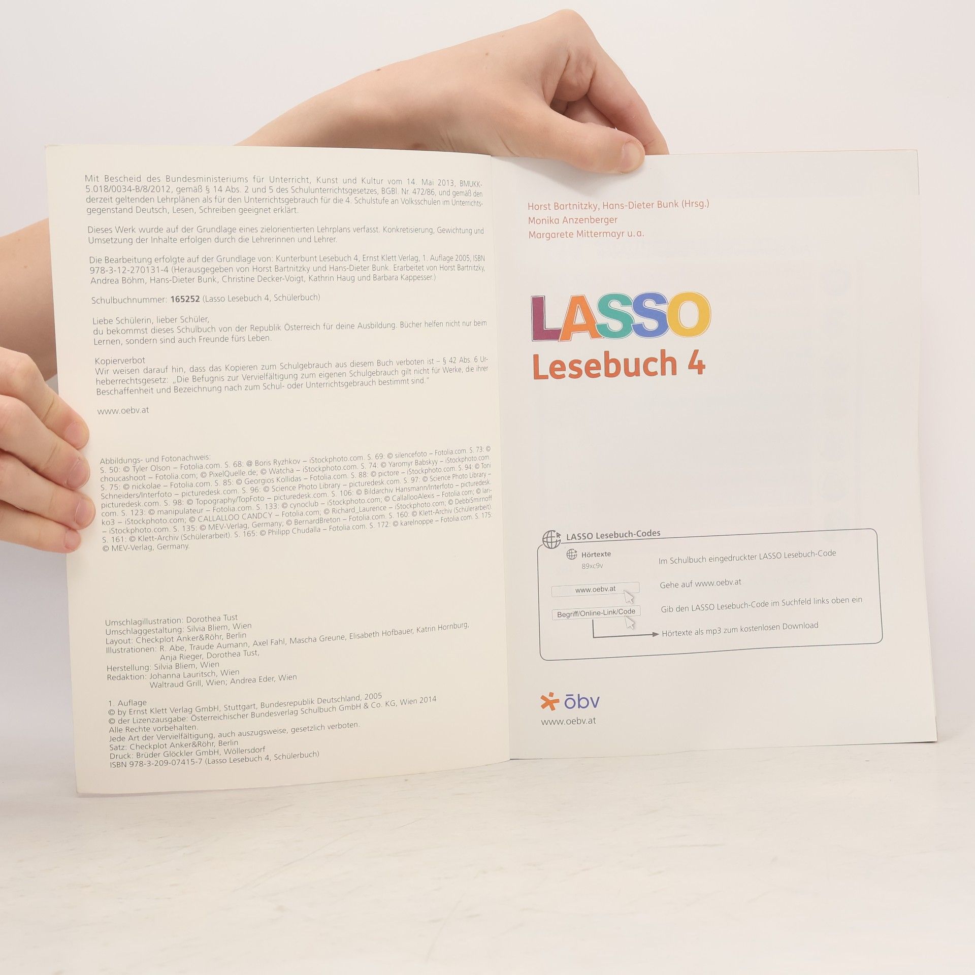 Horst Bartnitzky Lasso Lesebuch 4