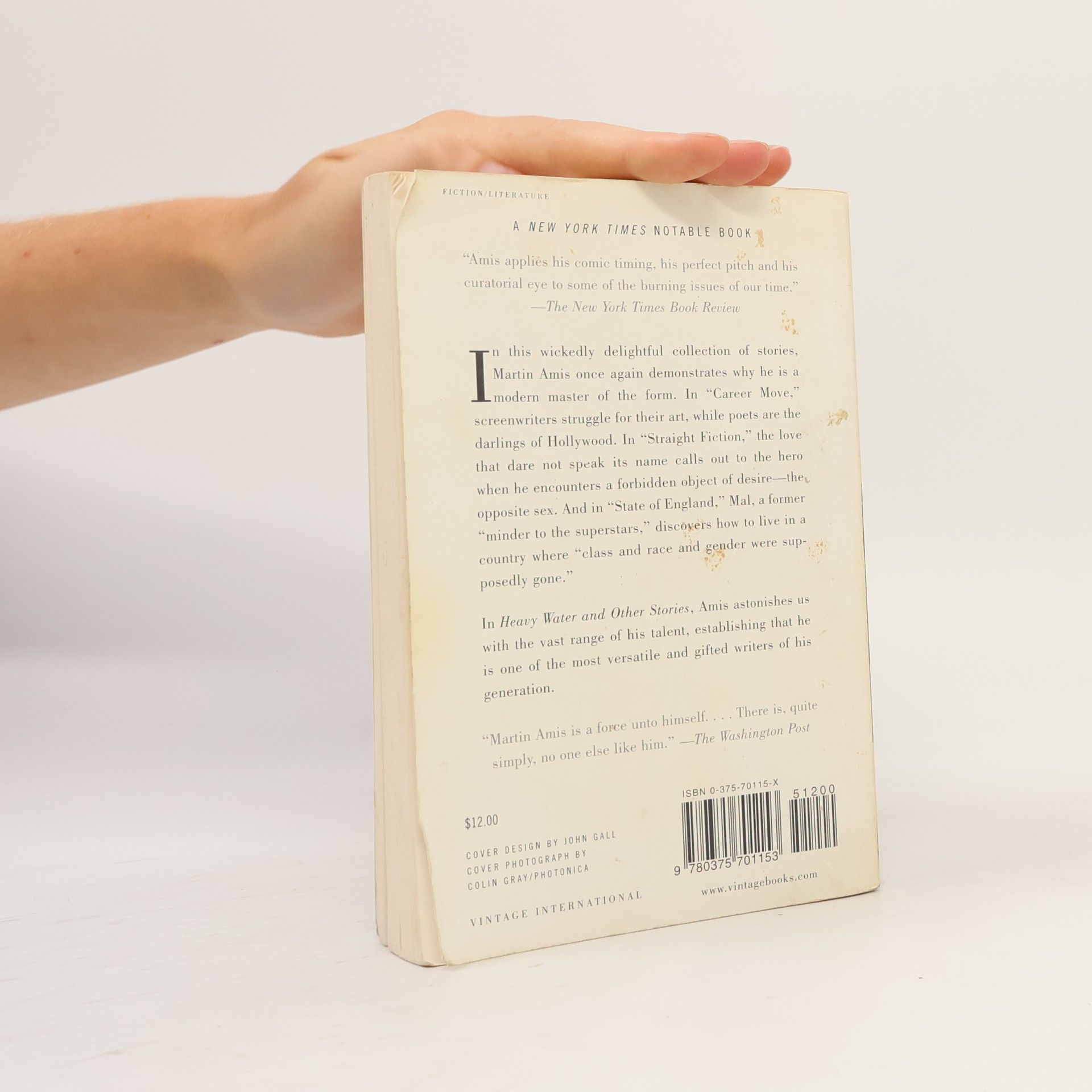 Martin Amis Heavy Water and Other Stories