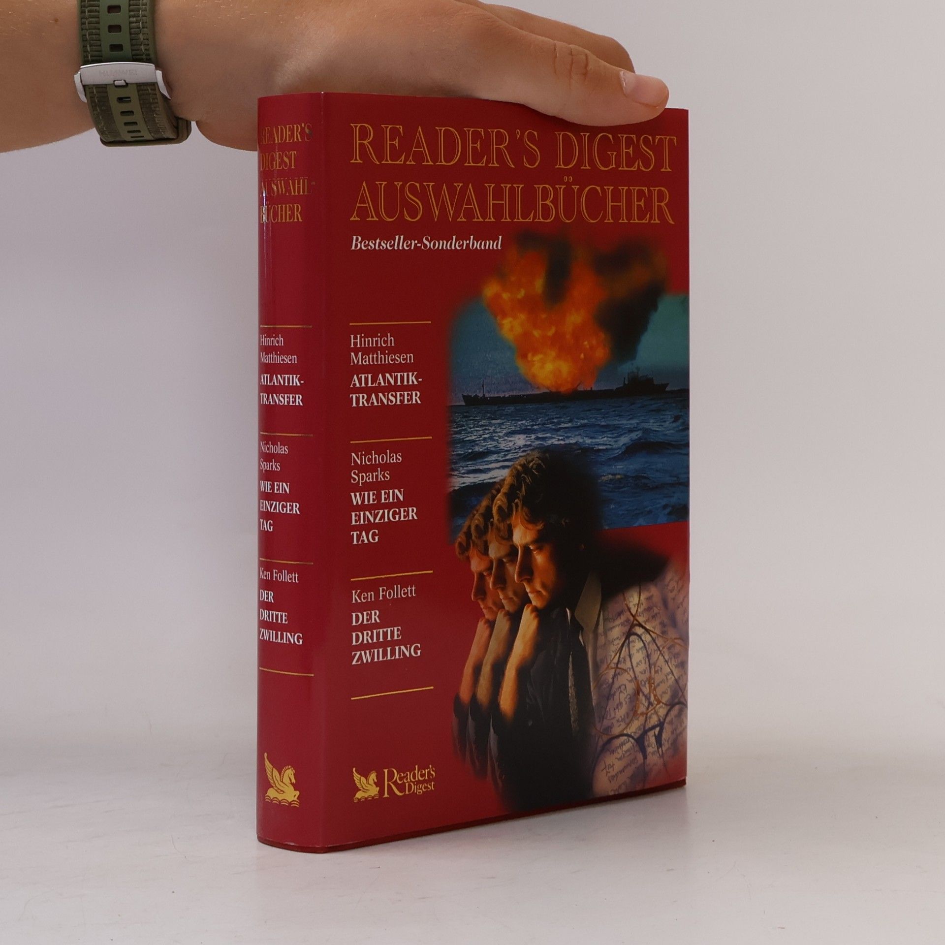 Ken Follett Readers Digest Auswahlbücher. Atlantiktransfer. Wie ein Einziger Tag. Der Dritte Zwilling