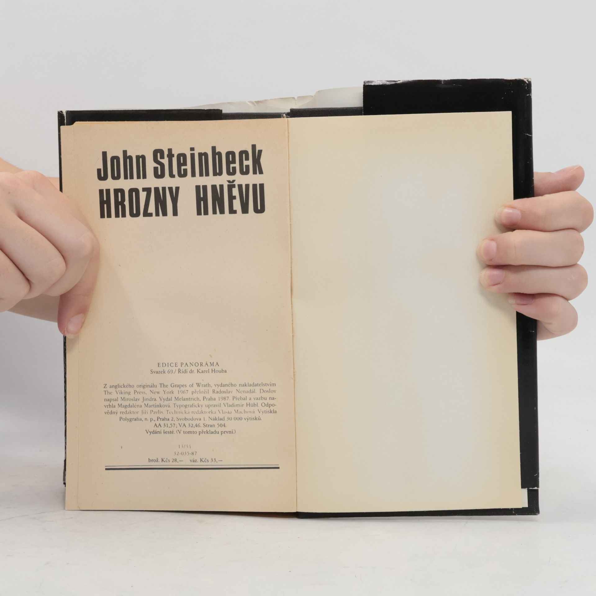 John Steinbeck Hrozny hněvu