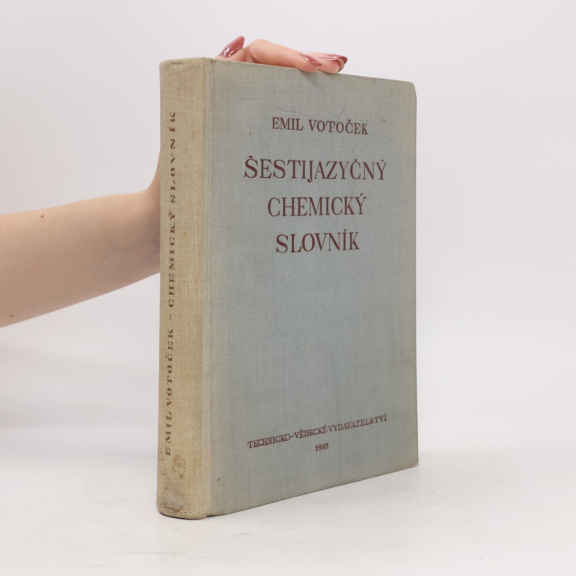 W. P. Jorissen Chemický slovník česko-německo-francouzsko-anglicko-italsko-latinský