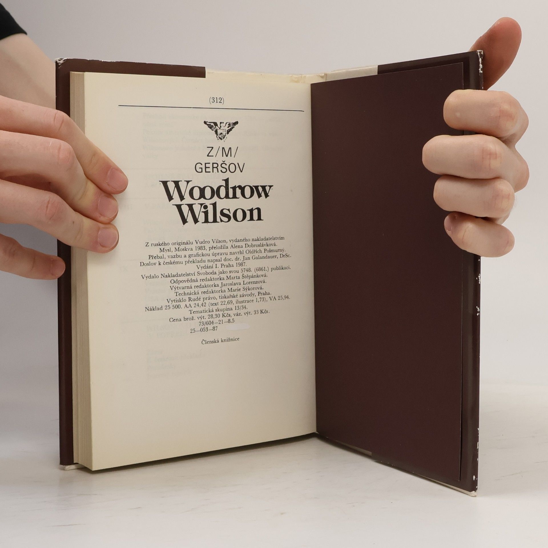 Z. M. Geršov Woodrow Wilson