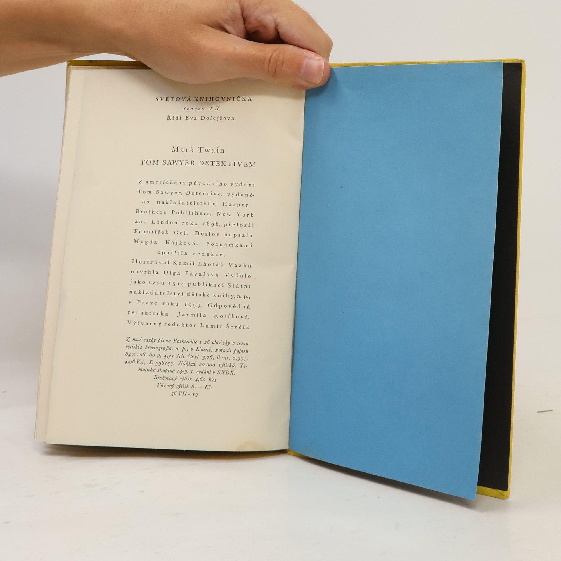 Mark Twain Tom Sawyer detektivem