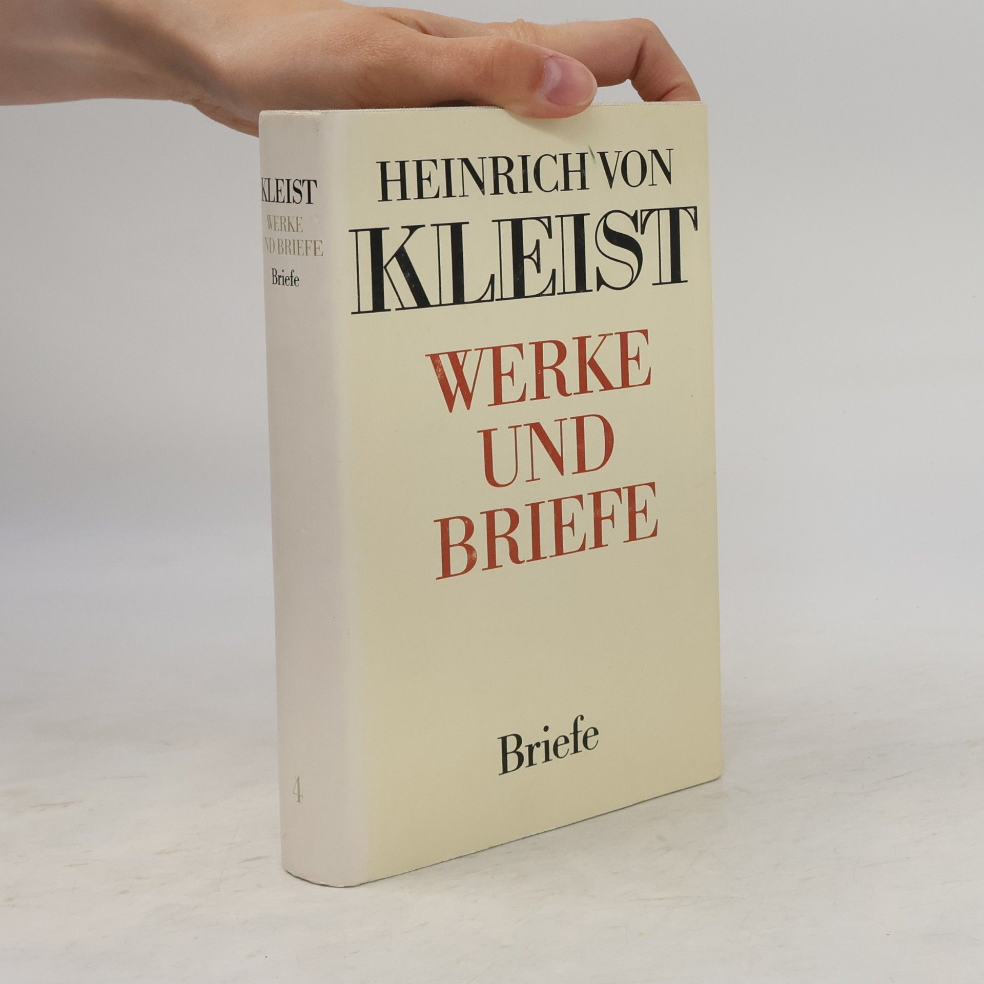 Heinrich von Kleist Werke und Briefe 3. Erzählungen. Gedichte. Anekdoten. Schriften