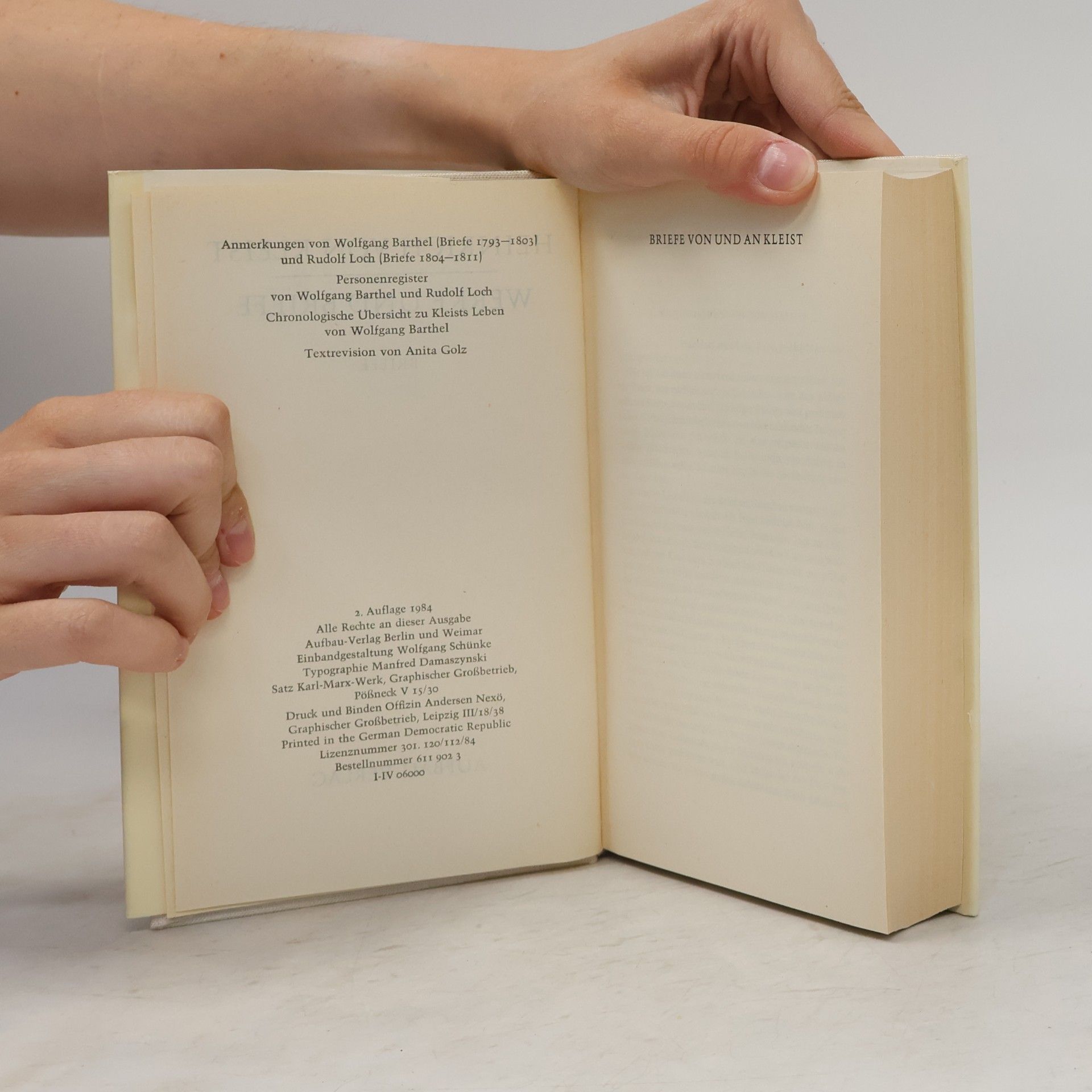 Heinrich von Kleist Werke und Briefe 3. Erzählungen. Gedichte. Anekdoten. Schriften