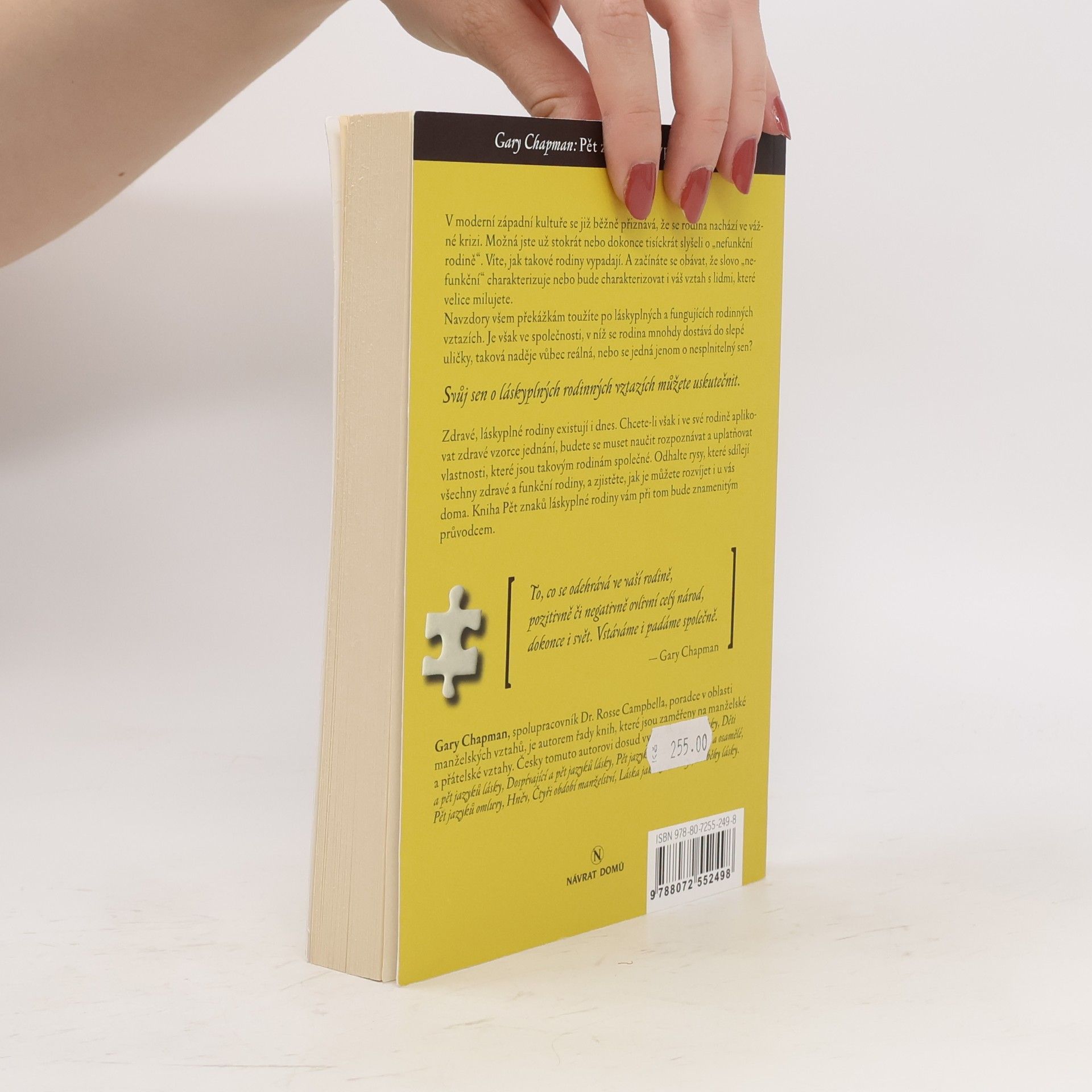 Gary Chapman Pět znaků láskyplné rodiny