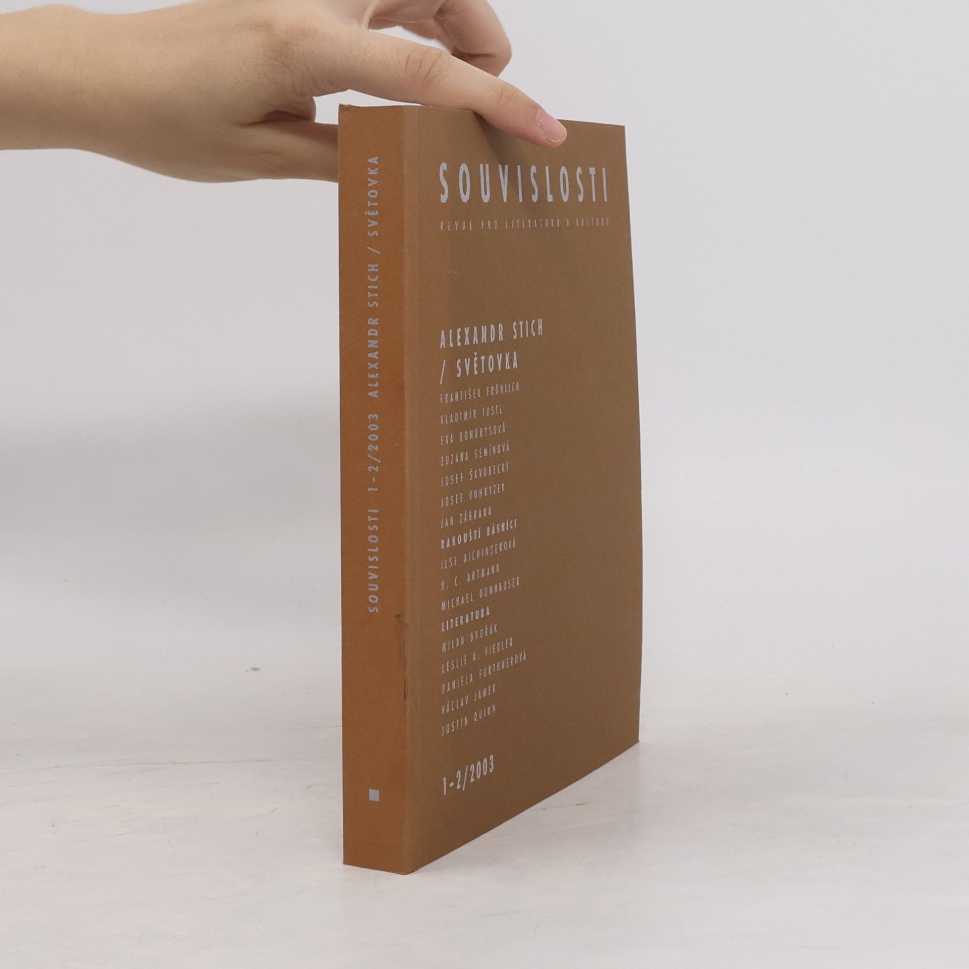 Kolektiv autorů Souvislosti. Revue pro literaturu a kulturu 1-2/2003