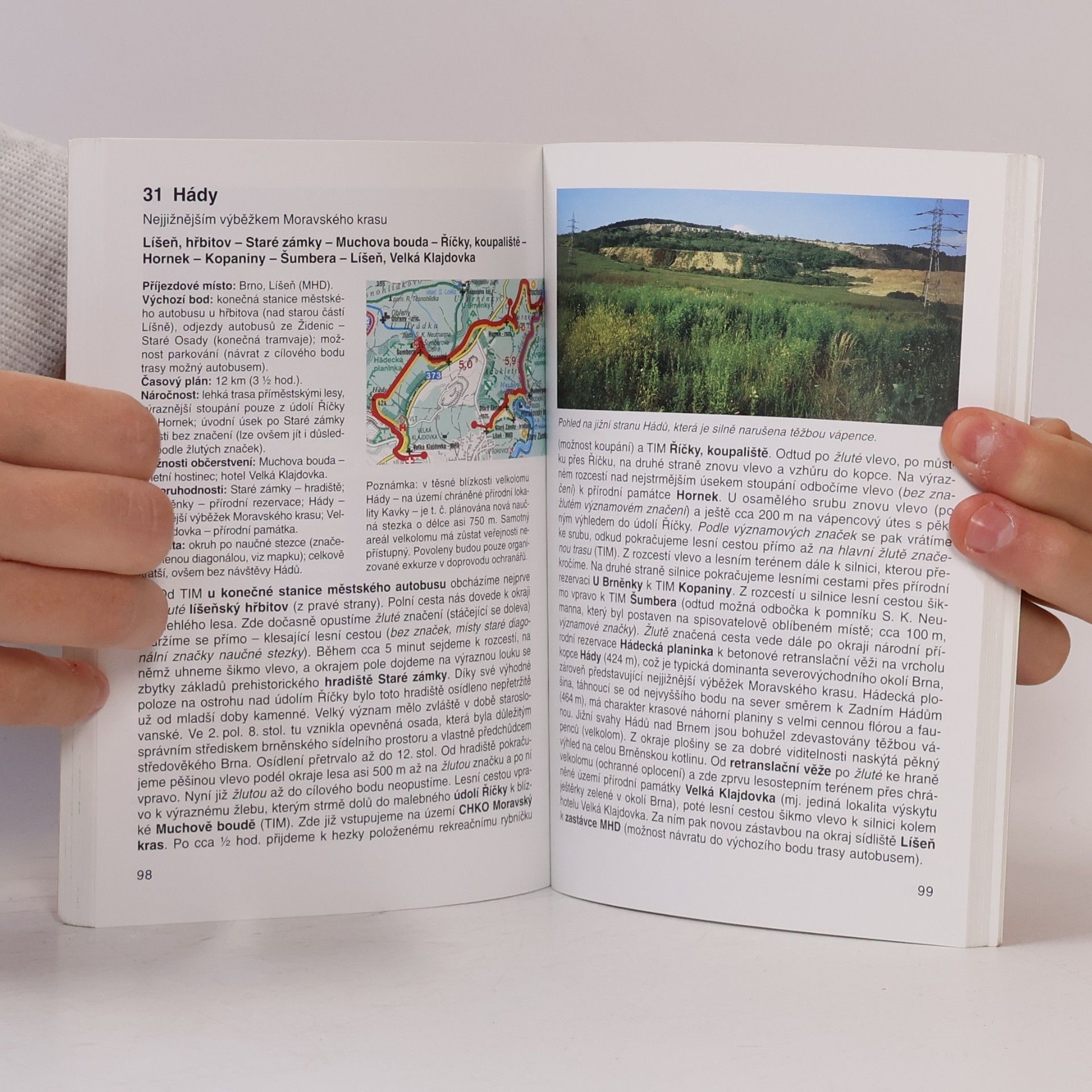 Václav Klumpar Okolí Brna a Moravský Kras : 51 nejkrásnějších turistických tras okolím Brna