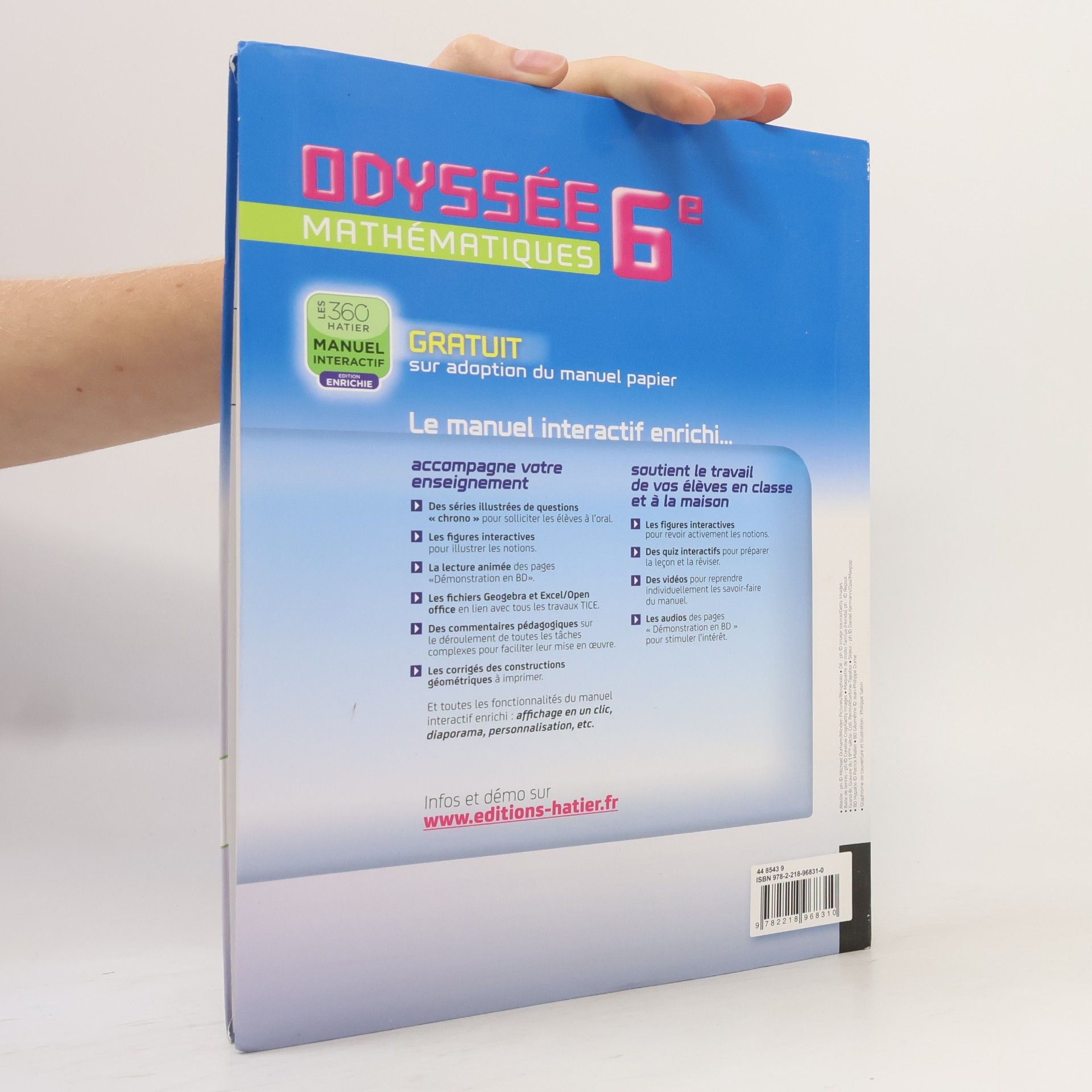 Odyssée Mathématiques 6e ed. 2014 - Manuel de l'élève version specimen