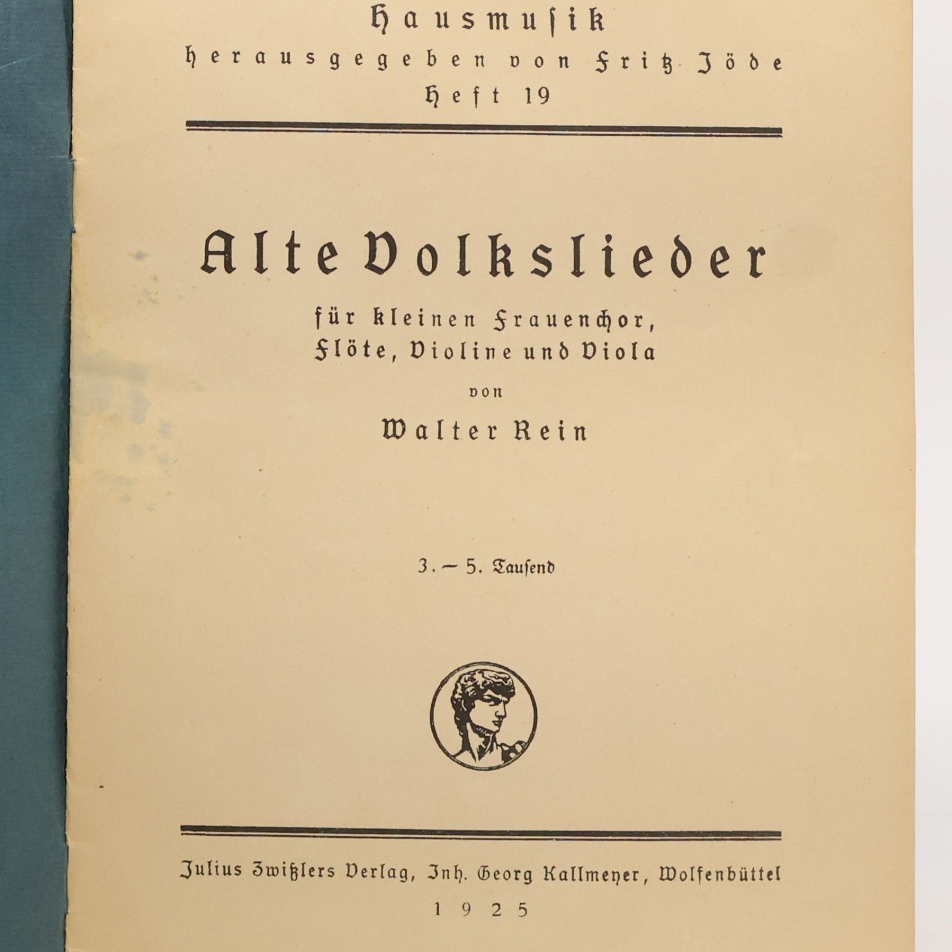 Walter Rein Alte Volkslieder