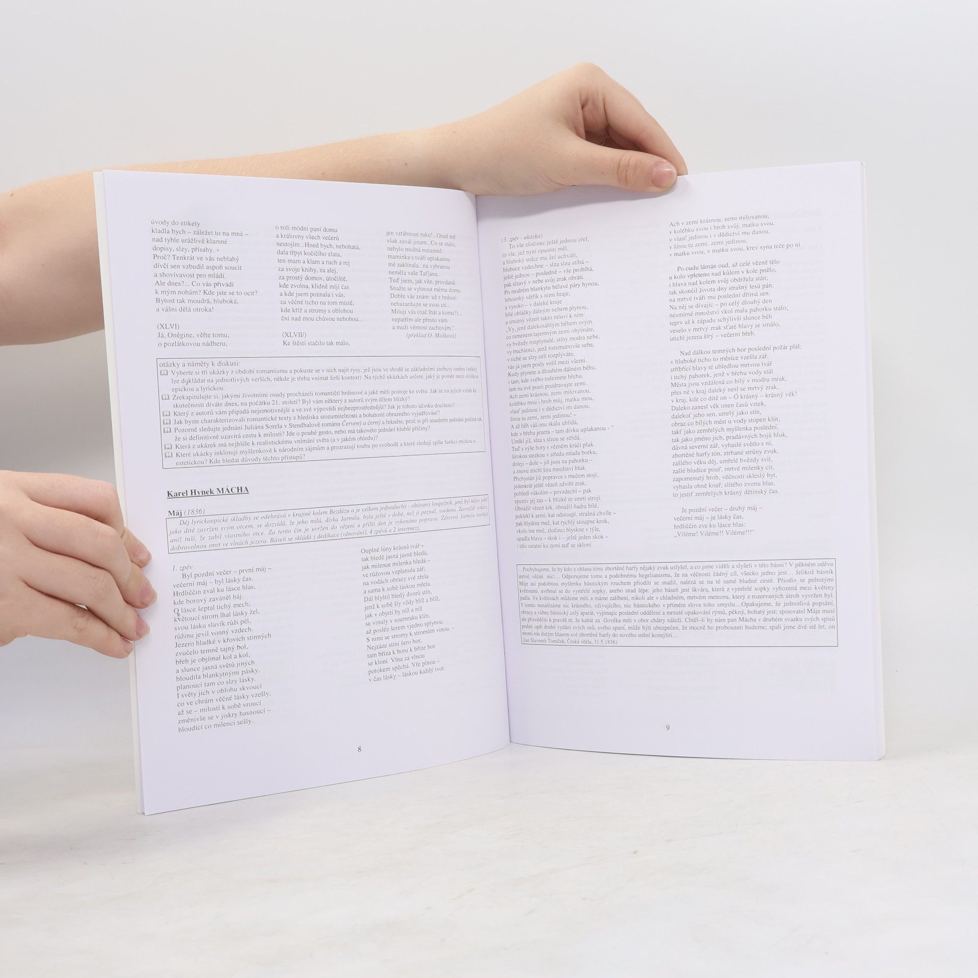 Vladimír Prokop Čítanka k Literatuře 19. a počátku 20. století (od romantiků po buřiče)