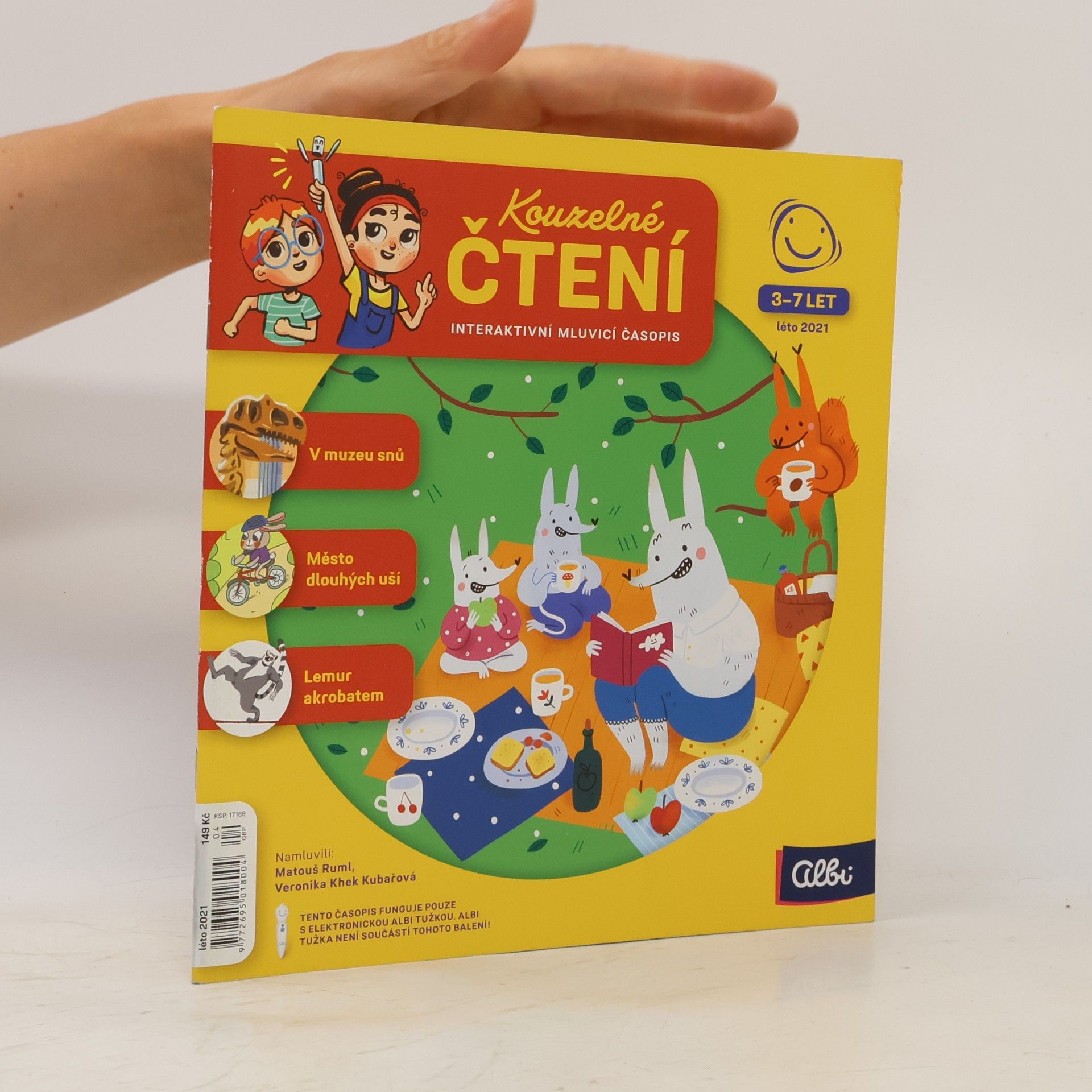 Various authors Kouzelné čtení. Interaktivní mluvicí časopis. Léto 2021