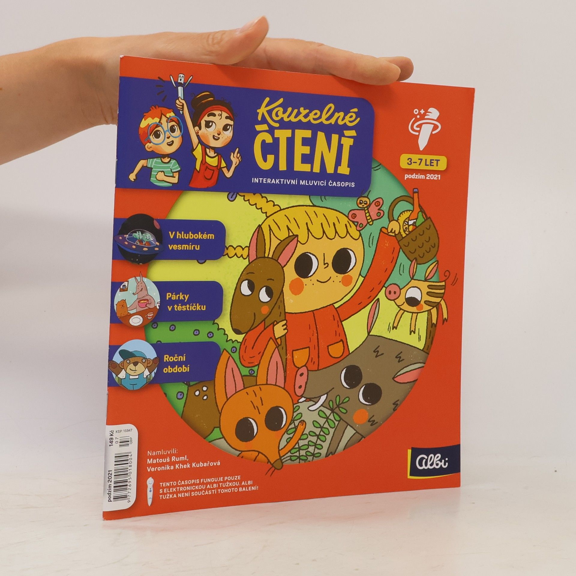 Various authors Kouzelné čtení. Interaktivní mluvicí časopis. Podzim 2021