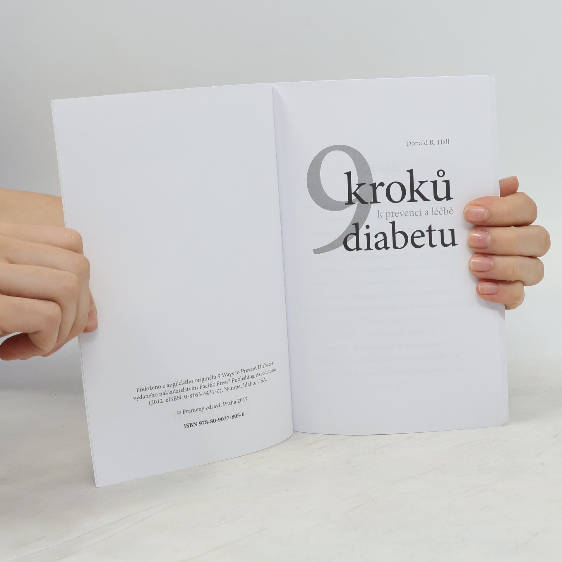 Donald Hall 9 kroků k prevenci a léčbě diabetu