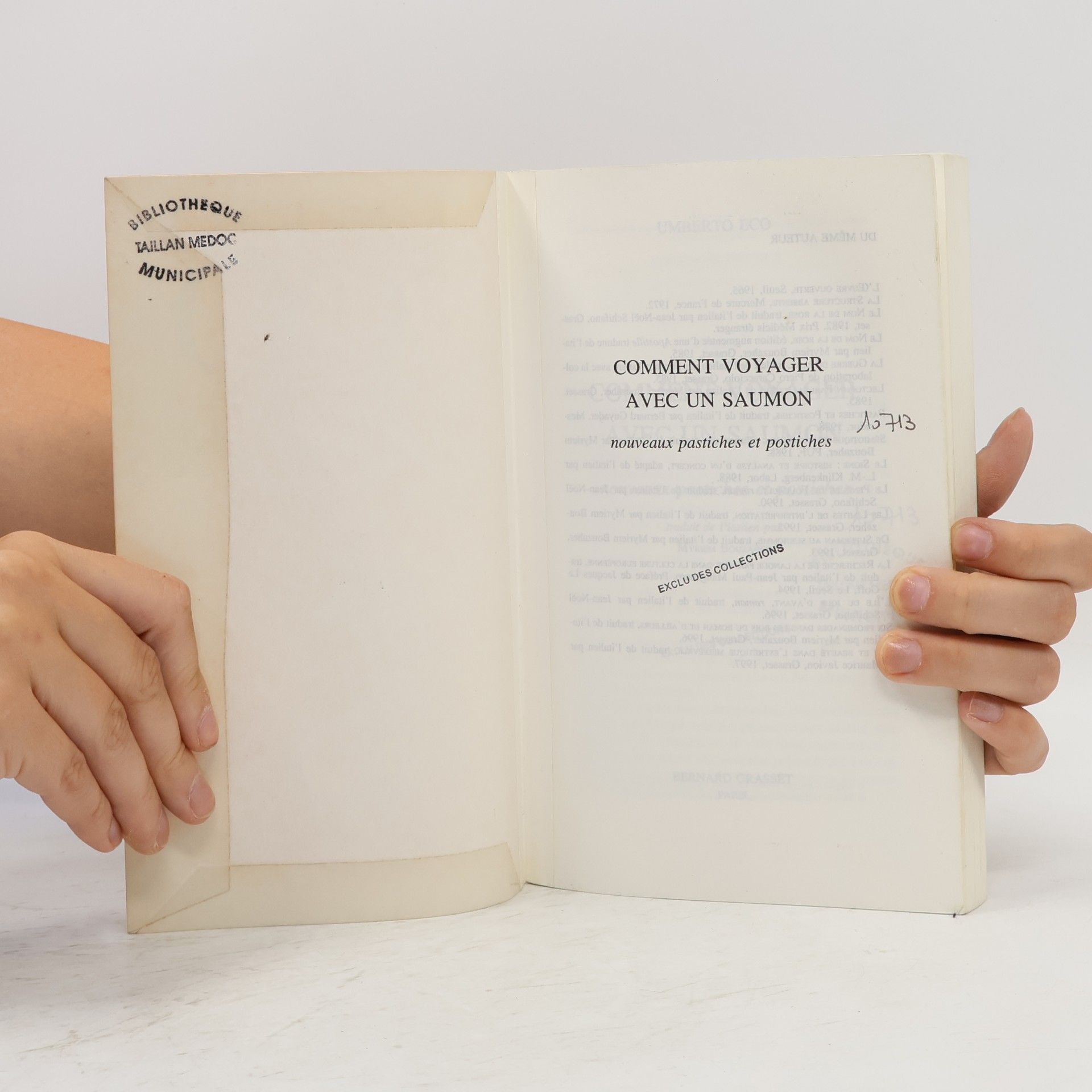 Umberto Eco Comment voyager avec un saumon