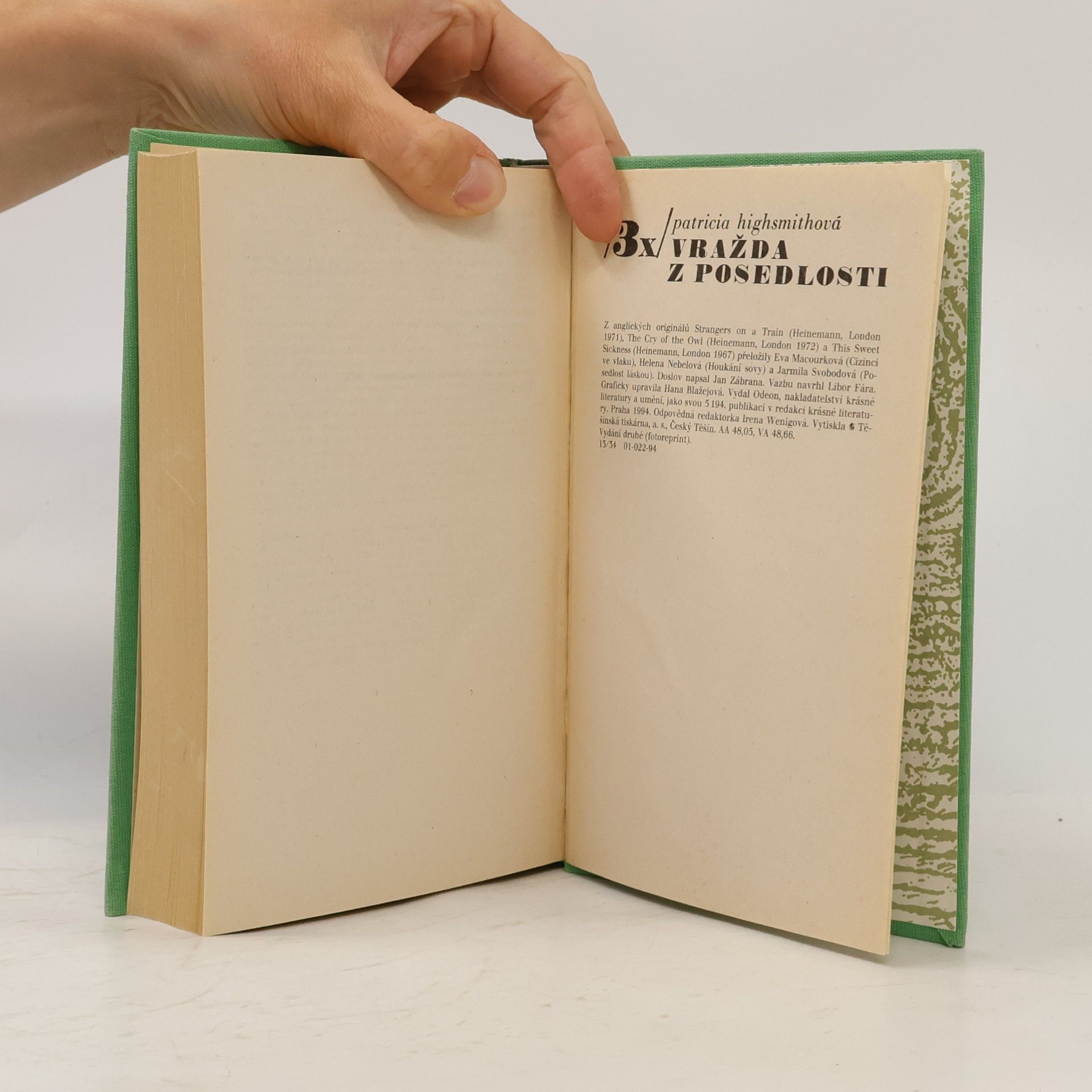 Patricia Highsmith Třikrát vražda z posedlosti