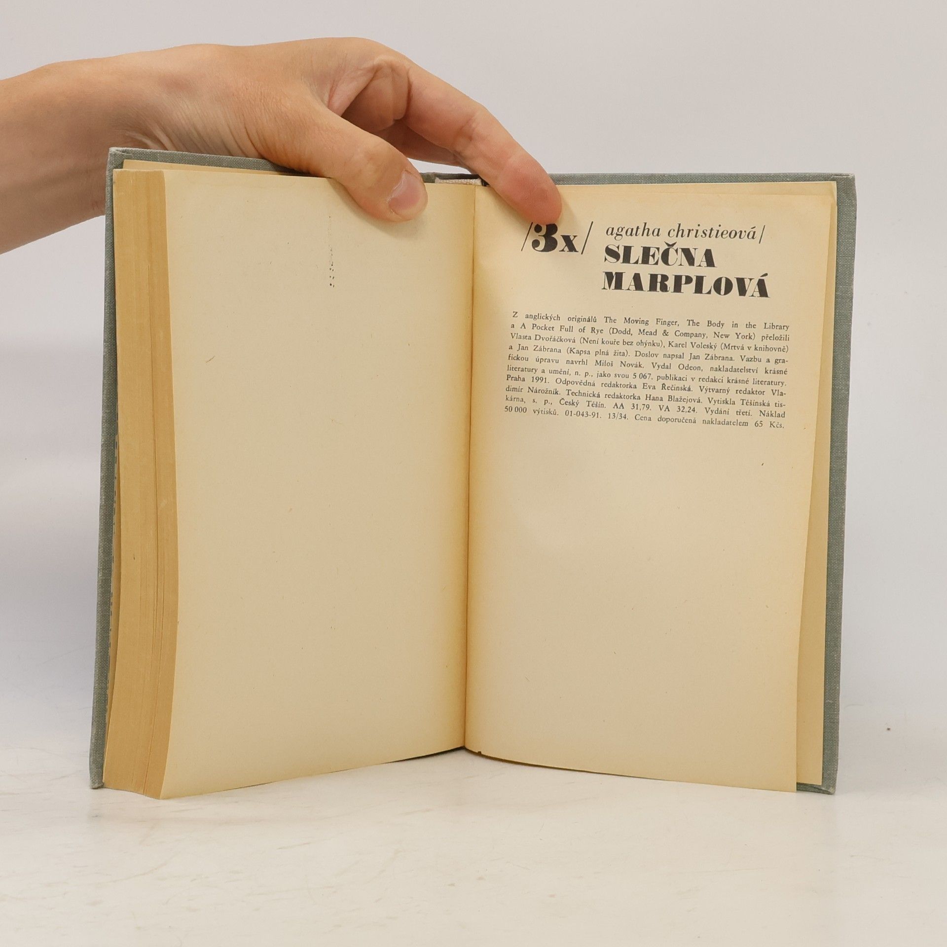 Agatha Christie Třikrát slečna Marplová