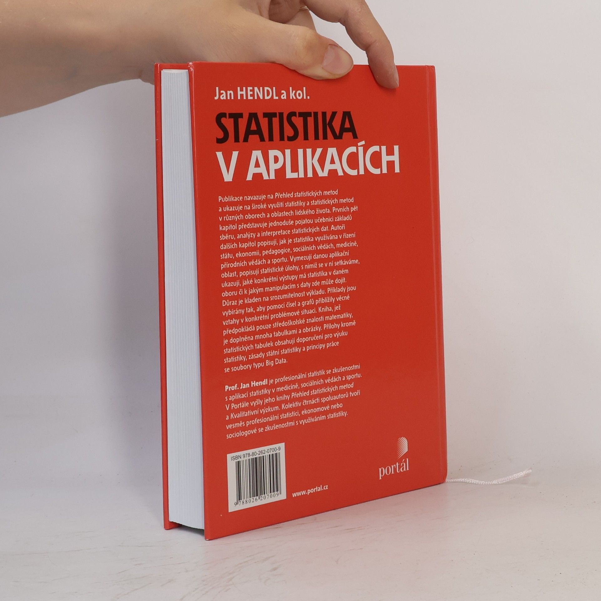 Jan Hendl Statistika v aplikacích