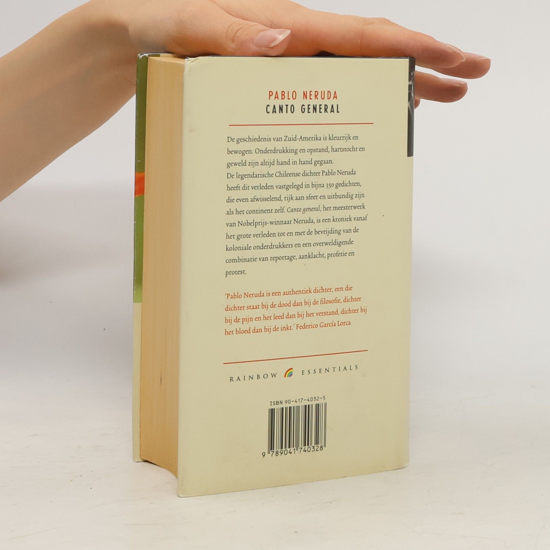 Willy Spillebeen Rainbow Essentials - 32: Canto General
