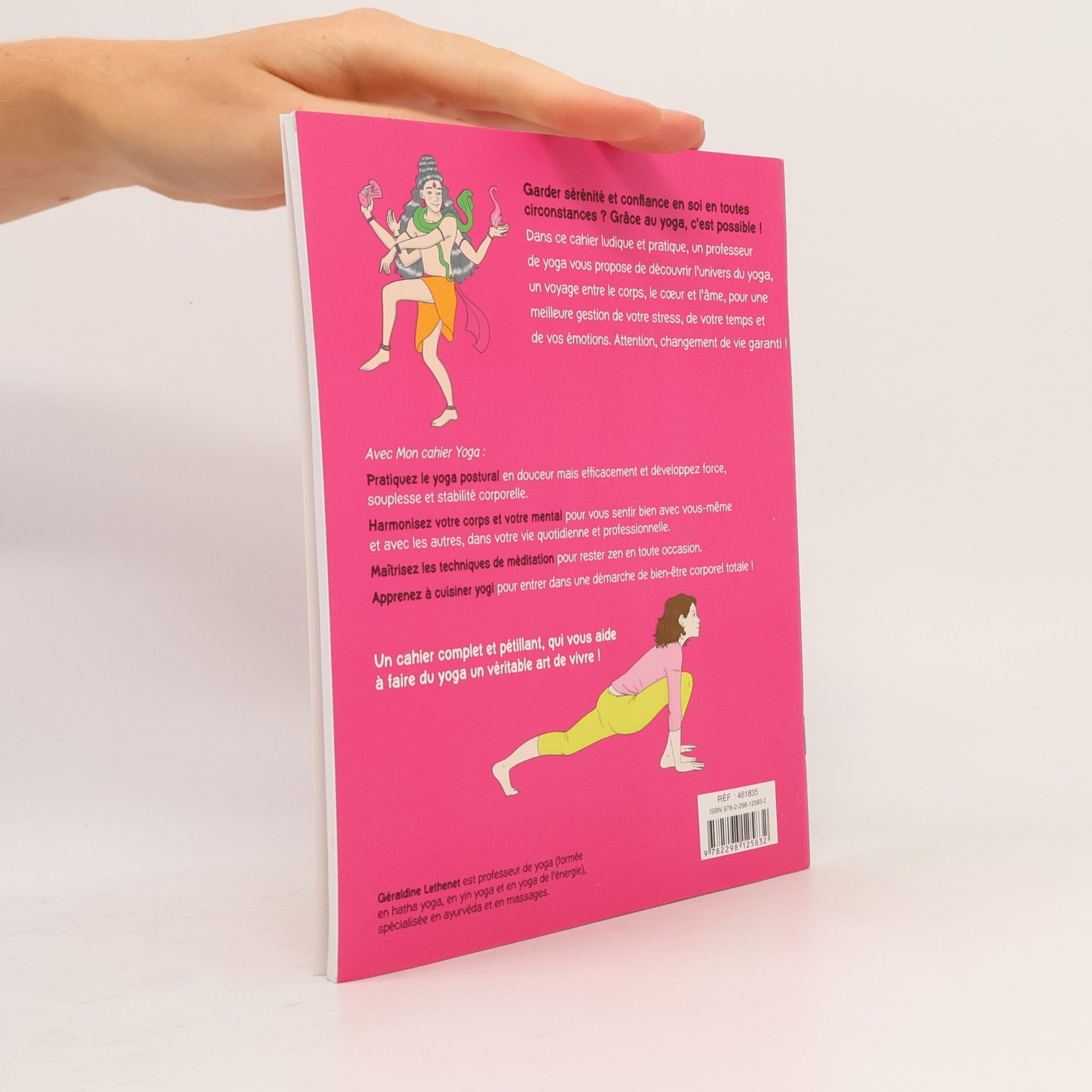 Géraldine Lethenet Mon cahier Yoga